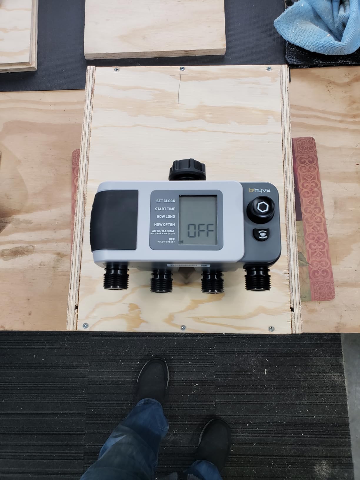 Orbit B-hyve XD 4-Port Smart Hose Watering Timer with Wi-Fi Hub - App Controlled Irrigation Timer - Smart WeatherSense Auto Watering - Multi Valve Yard Irrigation System - 24639 customer photo 1