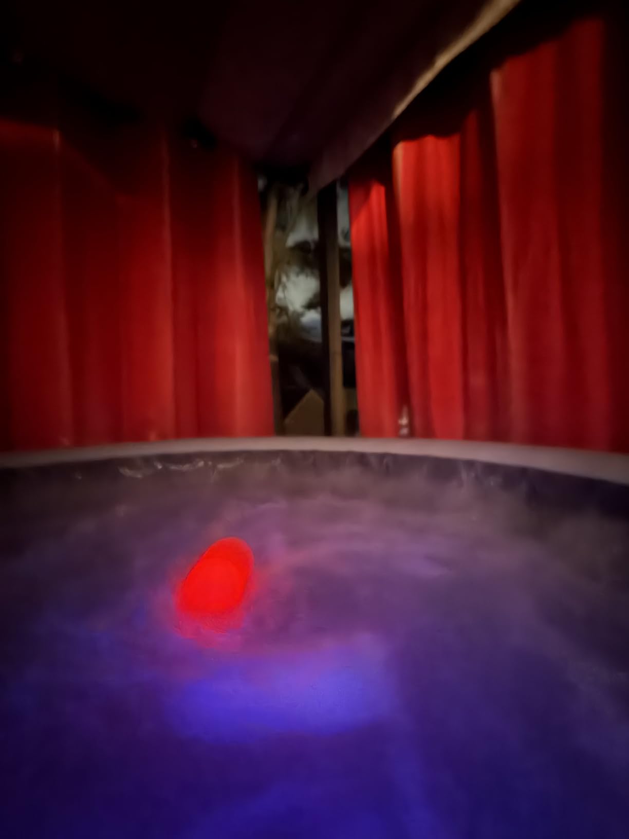 Floating Pool Light Ball, RGB Color Changing Bath Hot Tub Light, IP68 Waterproof Orb Light up Ball for Pool Gift, Glow Led Pool Balls Lights (4PCS) customer photo 1