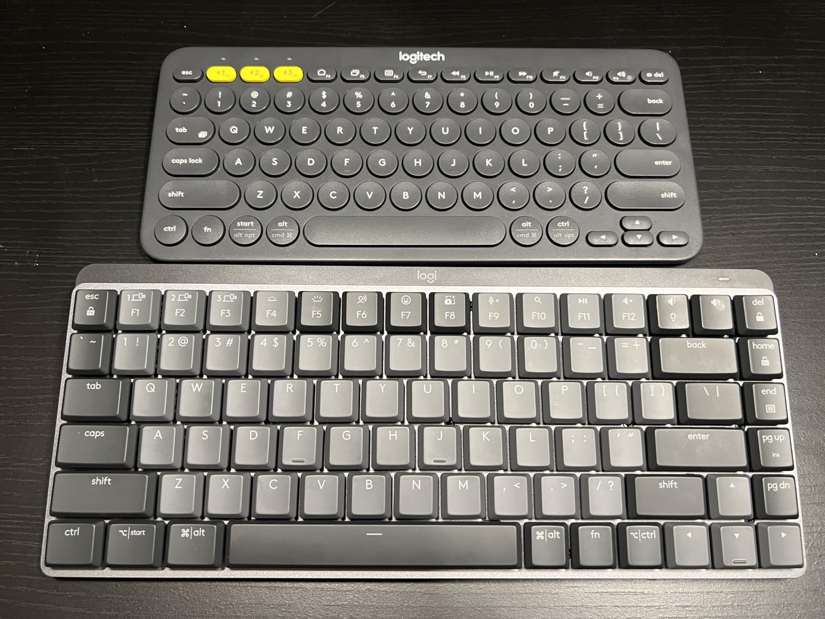 Logitech MX Mechanical Wireless Illuminated Performance Keyboard, Clicky Switches, Backlit Keys, Bluetooth, USB-C, macOS, Windows, Linux, iOS, Android, Metal | Low-Profile Keys, Smart Backlight, Bluetooth and Logi Bolt, USB-C Charging, Up to 15 Days customer photo 2