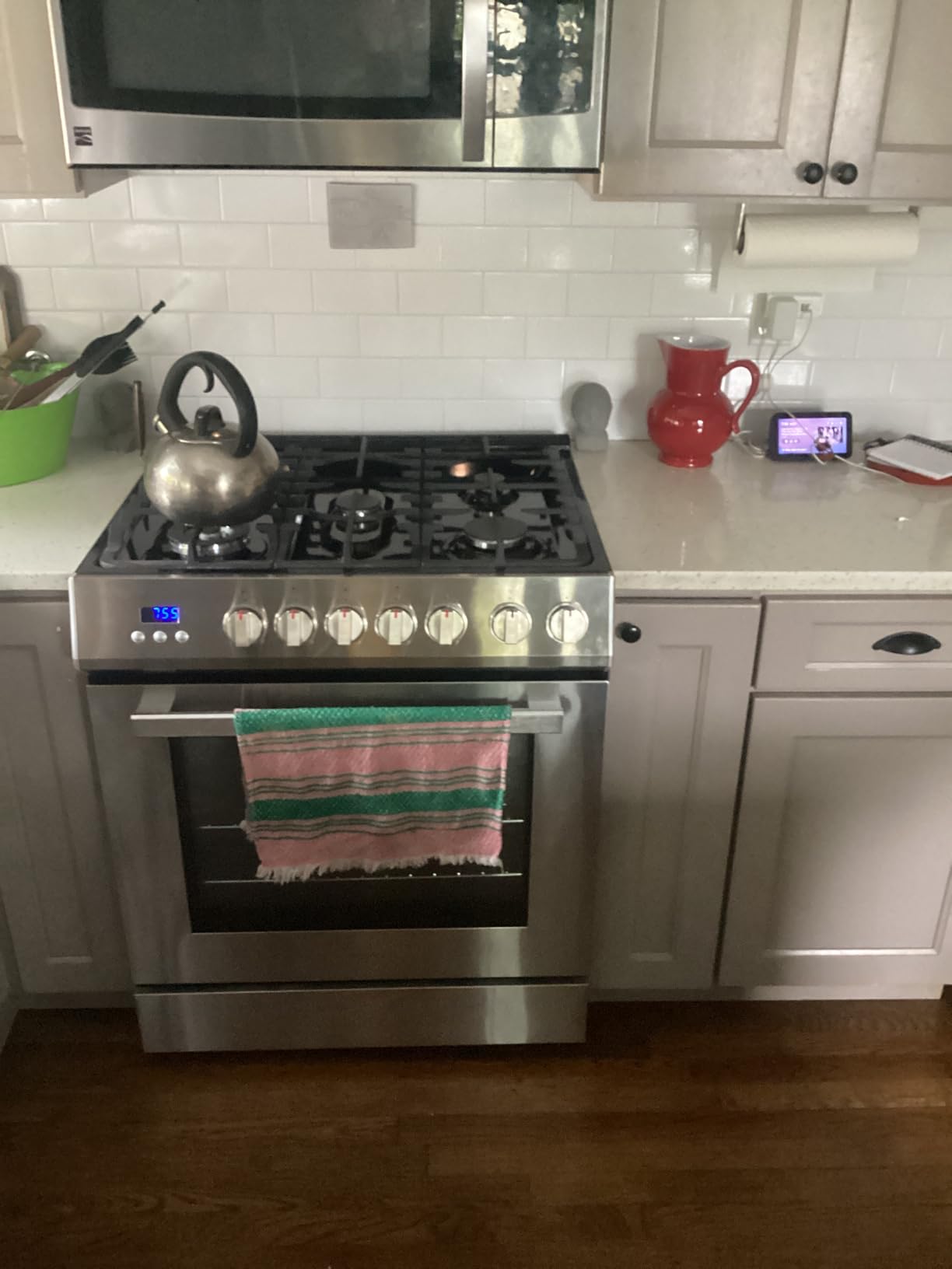 COSMO COS-305AGC 30 in. 5.0 cu. ft. Freestanding Single Oven Gas Range with 5 Burner Cooktop and Heavy Duty Cast Iron Grates in Stainless Steel | Cosmo COS-305AGC Oven Fan Circulation, Cast Iron Grates, Digital Display with Timer, Liquid Propane Convertible, Wok Ring customer photo 2