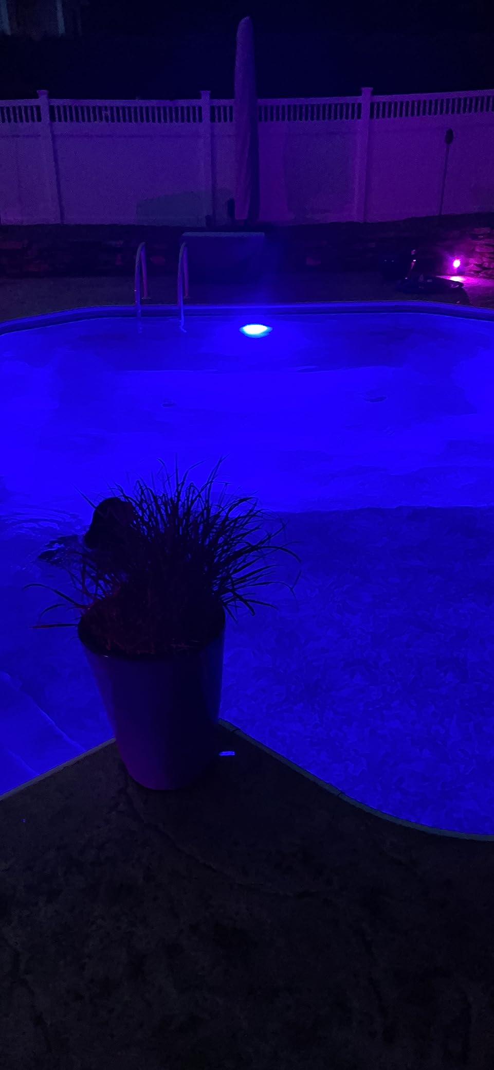 10 Inch LED Multicolor Inground Pool Light - Stainless Steel Housing, 100ft Cord for Wet Niche (Without Controller) customer photo 2