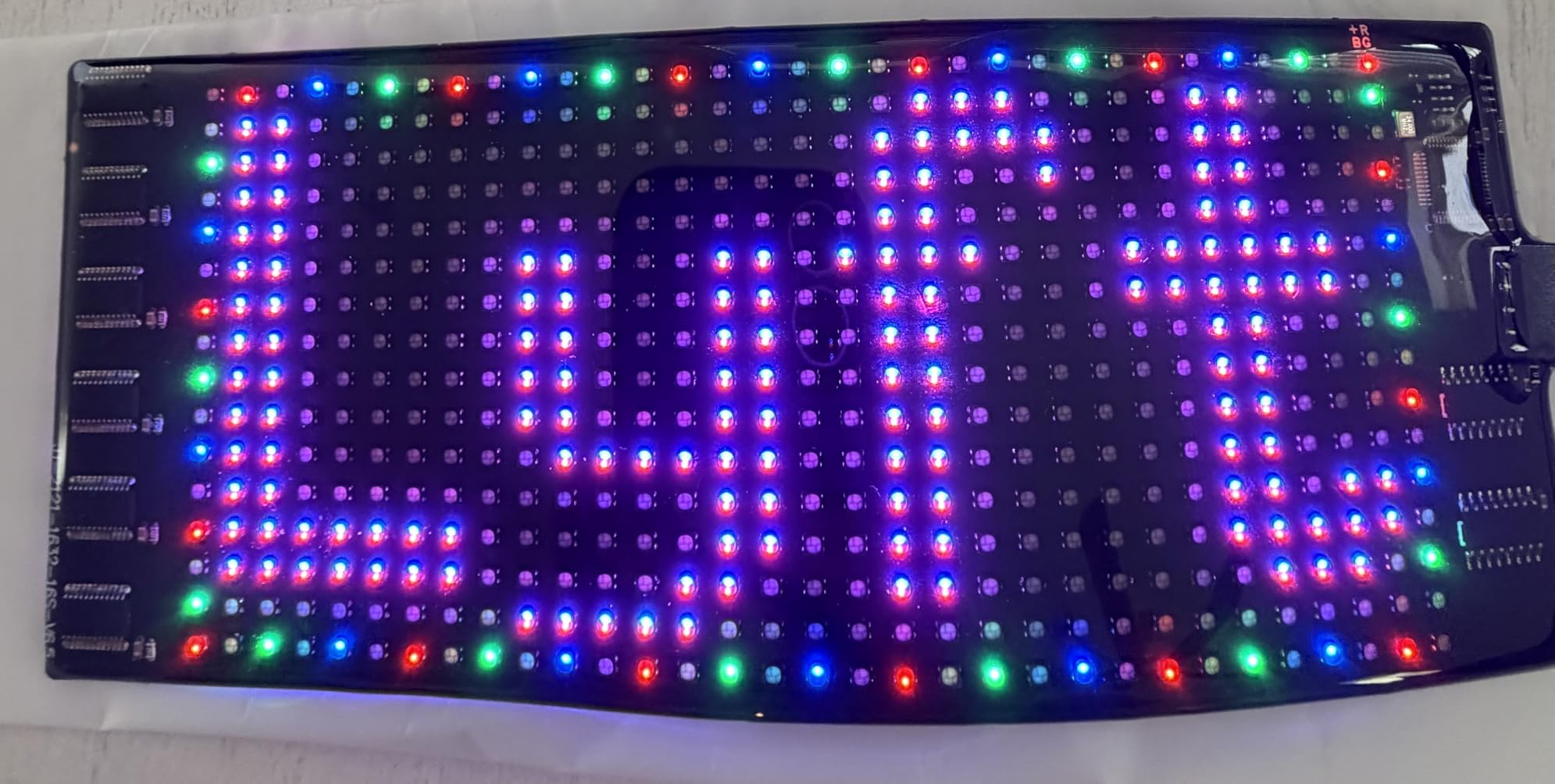 RAYHOME Scrolling Huge Bright Advertising LED Signs, Flexible USB 5V LED Store Sign Bluetooth App Control Custom Text Pattern Animation Programmable Display for Store Car Bar Hotel (27''x5'') customer photo 1