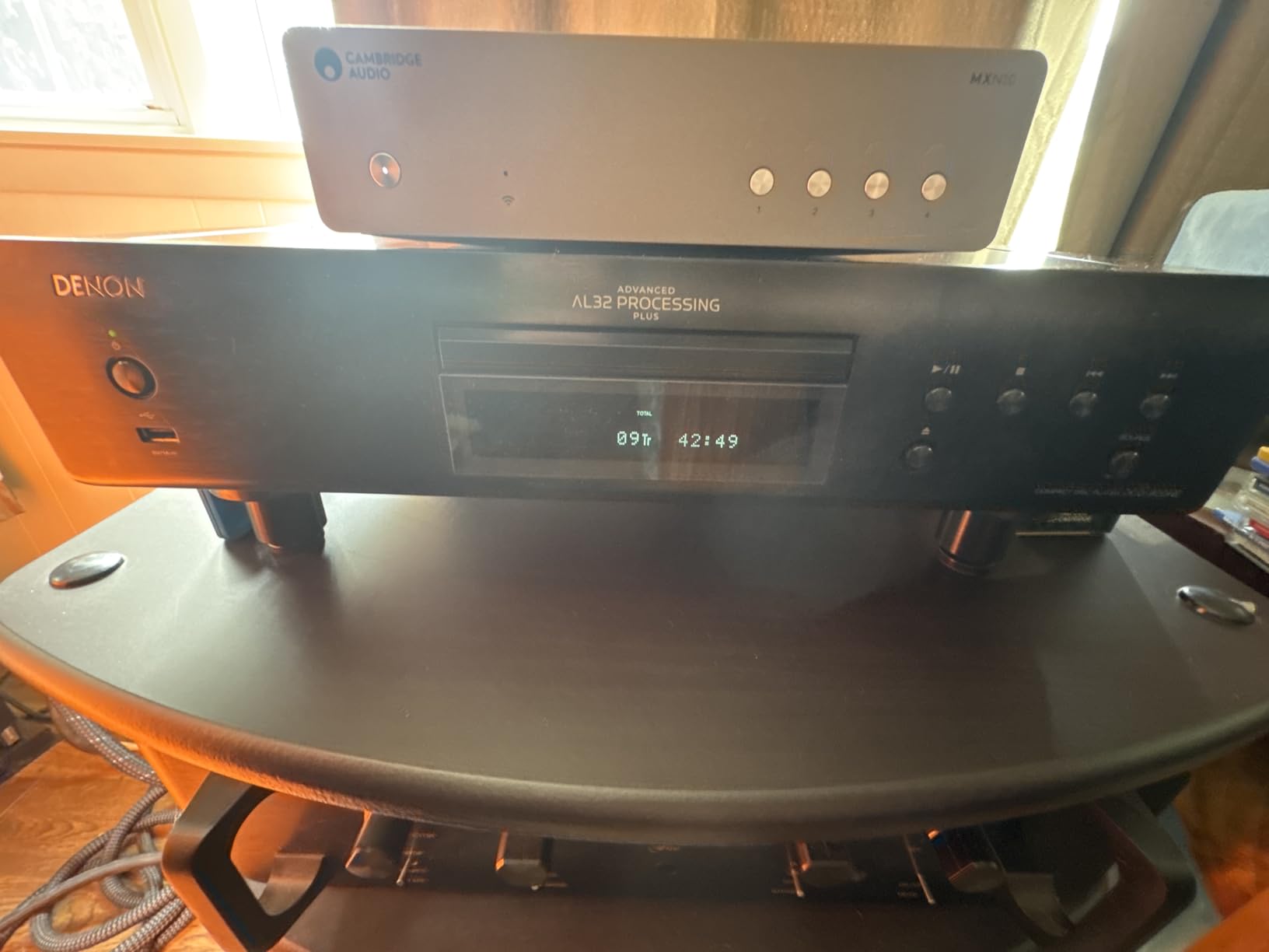 Denon DCD-900NE CD Player for Home Theater System, Black, Hi-Res Formats | Advanced AL32 Processing Plus & Integrated USB Port, Vibration-Resistant, Supports CD, CD-R/RW, MP3, DSD, Pure Direct Mode customer photo 1