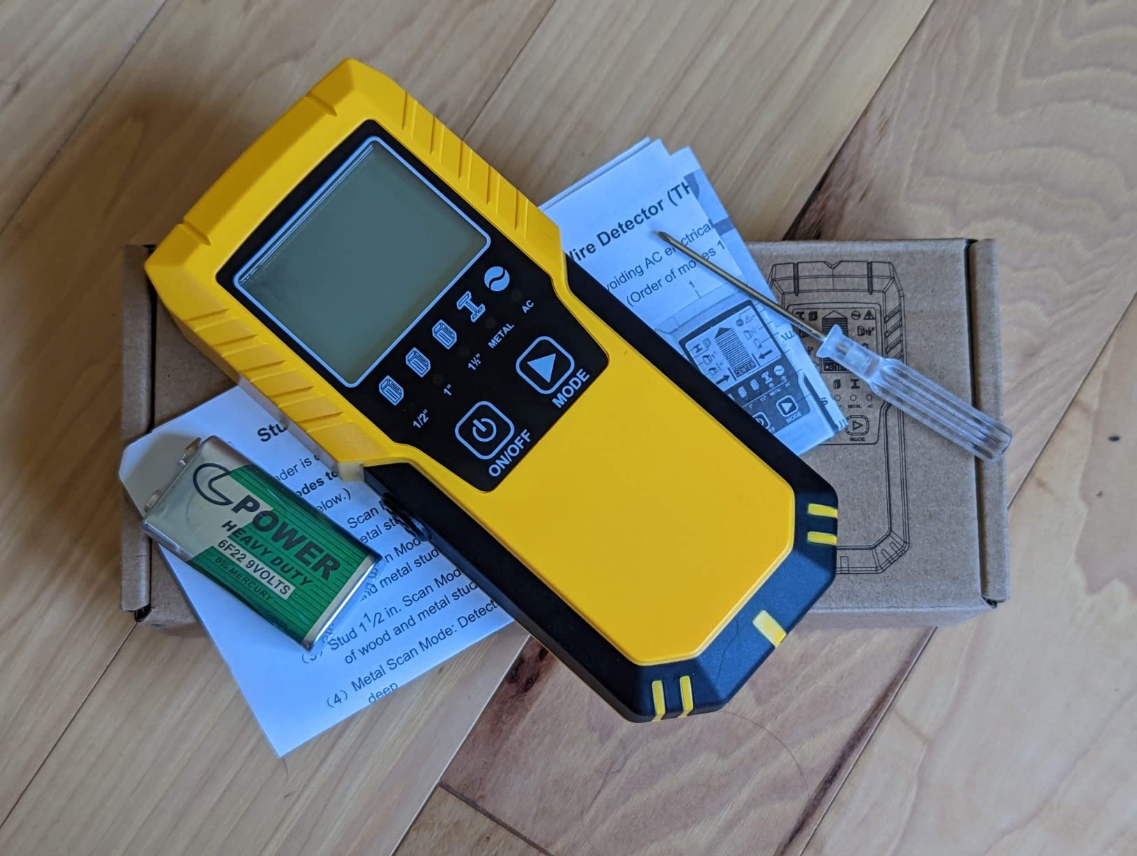 Povlen Stud Finder Wall Scanner Detector with Wood Metal AC Wire Detection customer photo 1