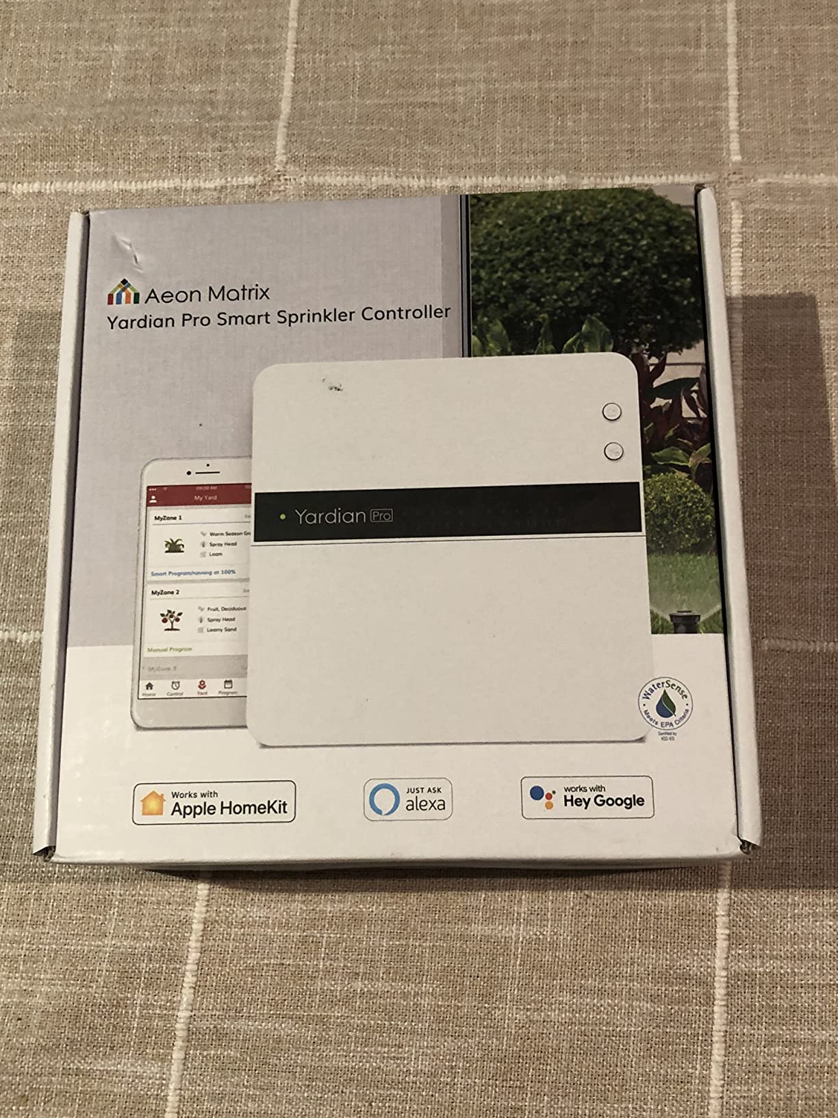 Yardian Pro Smart Sprinkler Controller (6-Zone) - Apple HomeKit, Ethernet & Wi-Fi, Weather-Based Scheduling customer photo 1