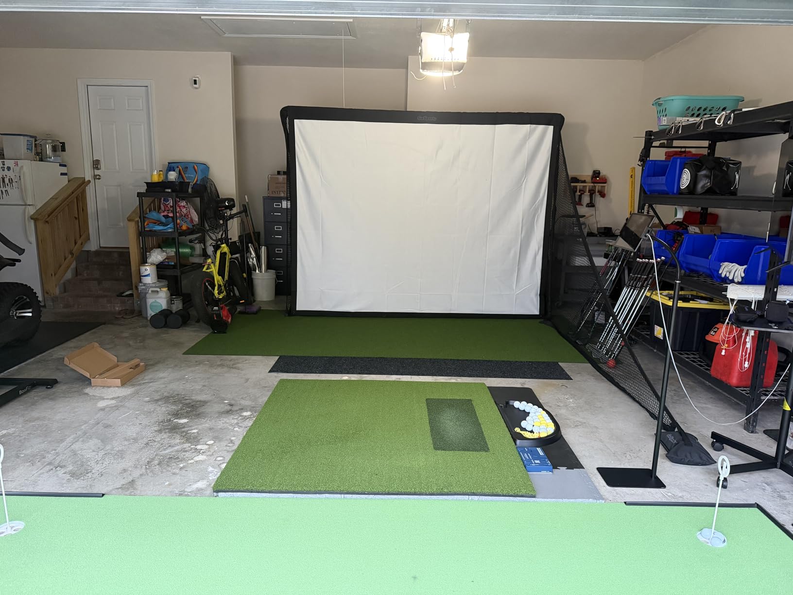 GoSports Golf Simulator Impact Screen - Choose 6.5 ft x 7 ft or 9 ft x 7 ft customer photo 1