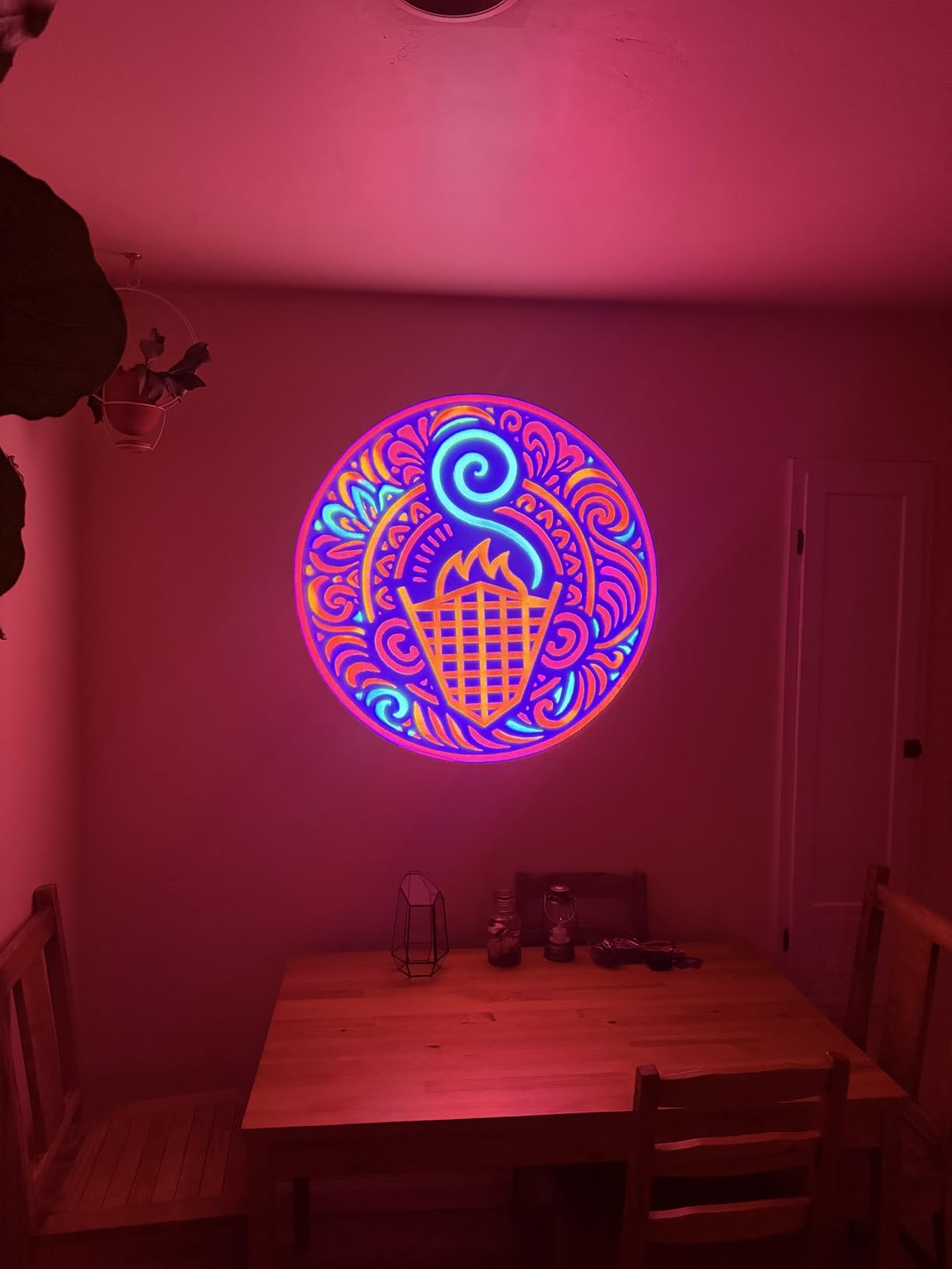 100W LED Logo GOBO Projector IP67 Waterproof DJ Effect Light Including Free Custom Glass GOBO to Project Image for Hotel Company Store Wedding Advertising Indoor and Outdoor Use customer photo 1