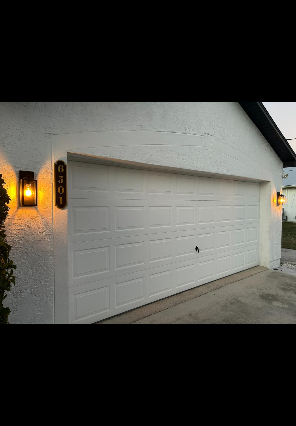 Outdoor Wall Light Fixtures, Oil-Rubbed Bronze Wall Lanterns | Waterproof Metal Construction, Rust-resistant, Quick & Easy Installation, Clear Glass Shades & Standard E26 Socket customer photo 1