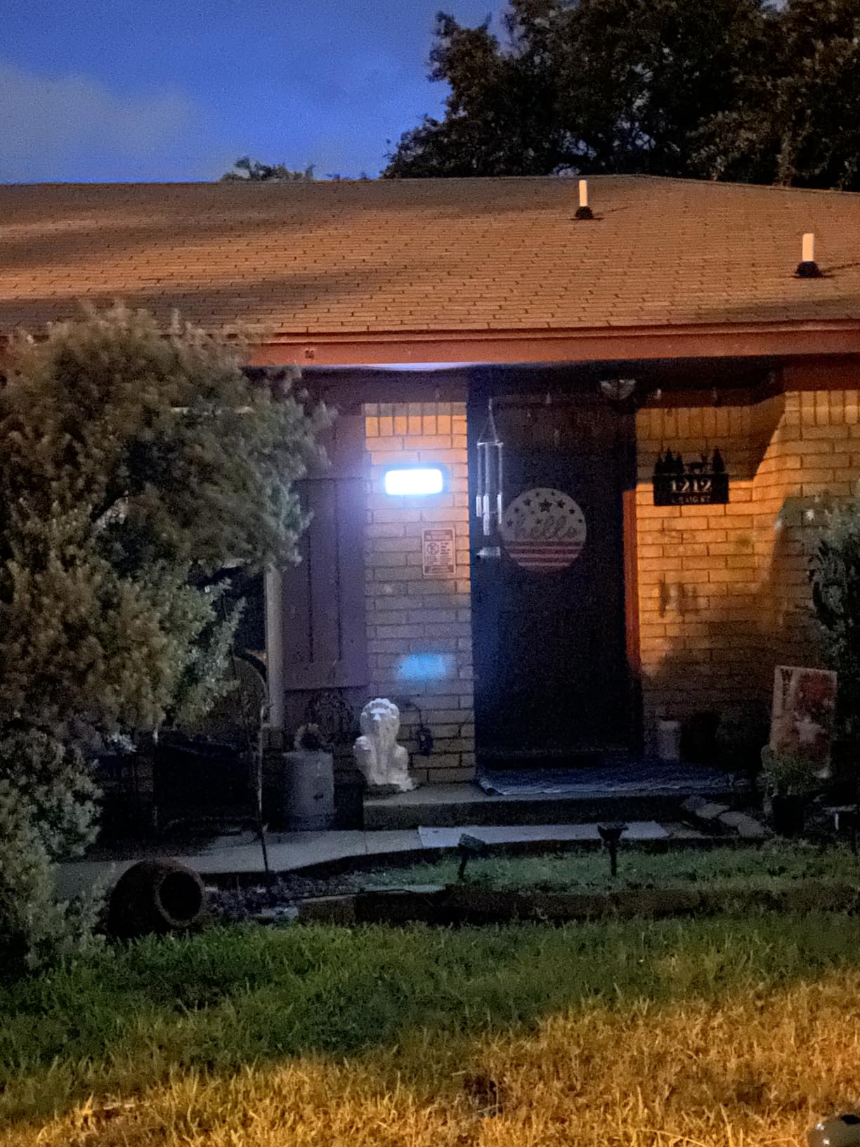 Solar Address Sign, Lighted Address Plaque Outdoor Waterproof, Illuminated Address Numbers, House Numbers for Outside customer photo 2