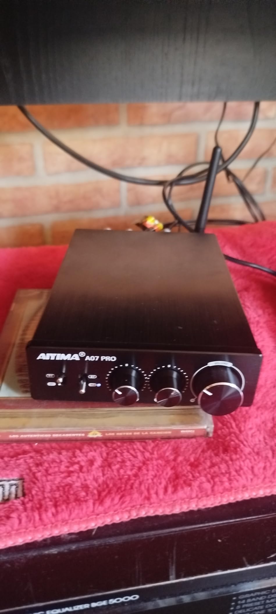 AIYIMA A07 Pro TPA3255 Stereo Amplifier Bluetooth 5.2 300Wx2 HiFi Class D Amp 2.0/2.1 Channel Audio Power Amp customer photo 1