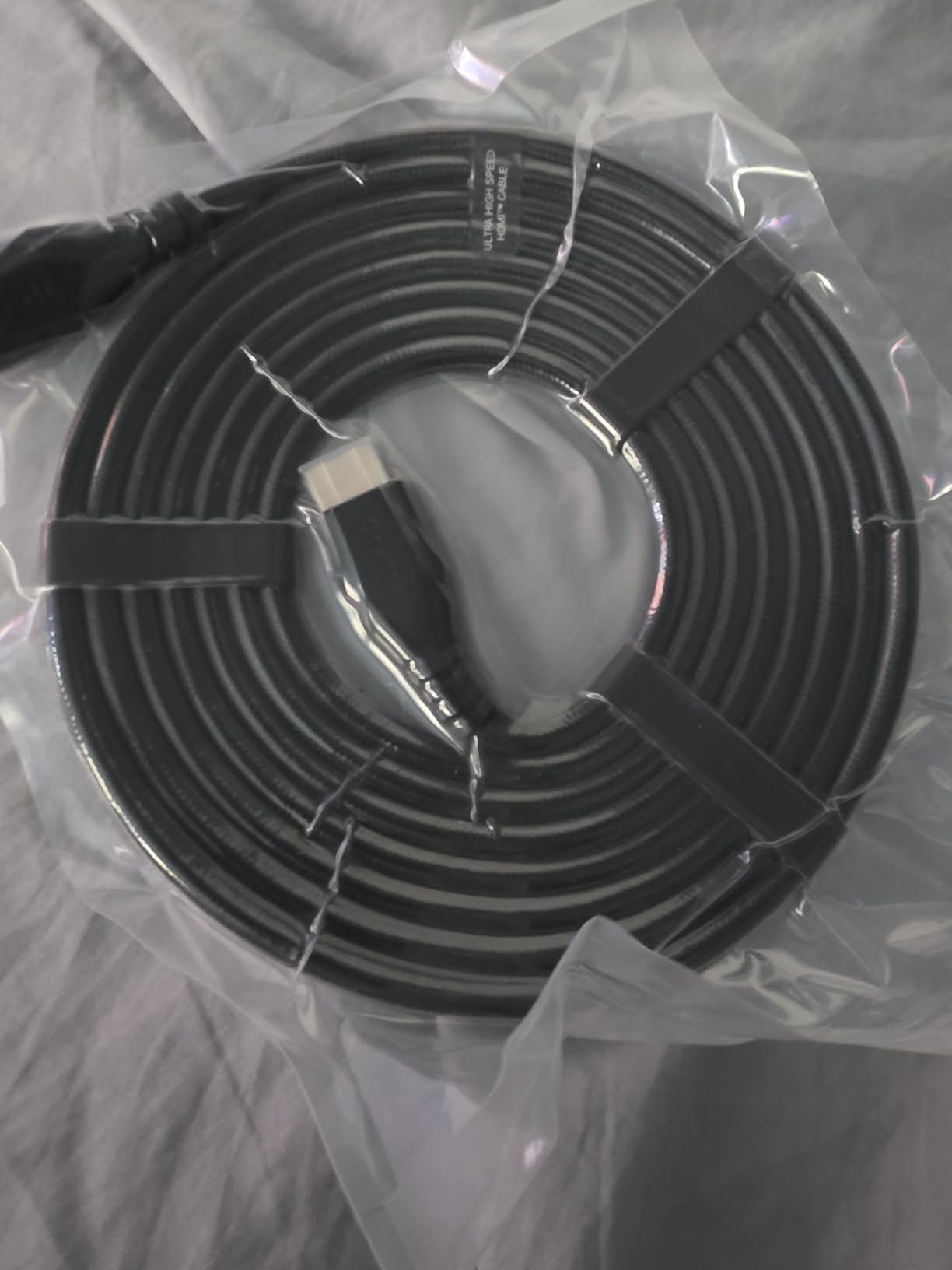 8K Long Fiber Optic HDMI Cable 100FT - 48Gbps, High Speed HDMI Cord,8K 60Hz,4K120Hz,HDCP 2.2&2.3,HDR10 - Compatible with HDTV/Monitor/Projector customer photo 2