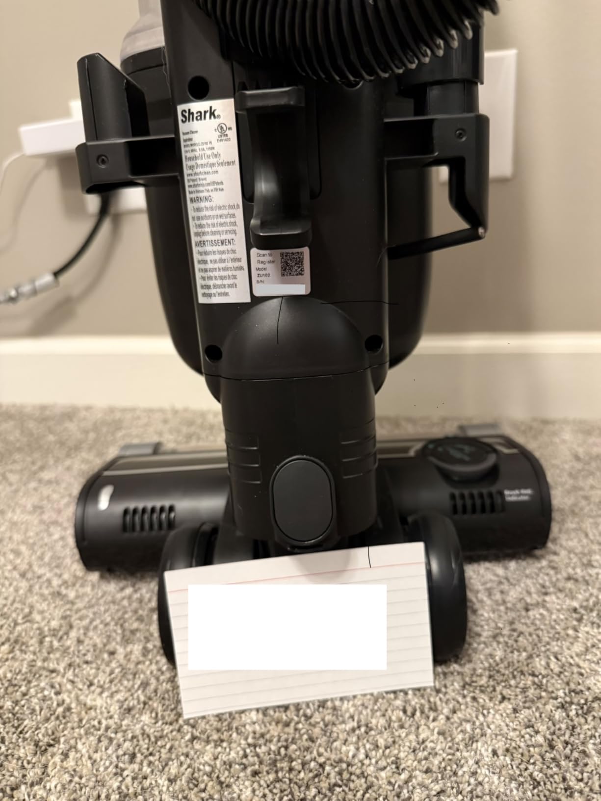 Shark ZU102 Rotator Pet Upright Vacuum with PowerFins HairPro and Odor Neutralizer Technology, Charcoal customer photo 1