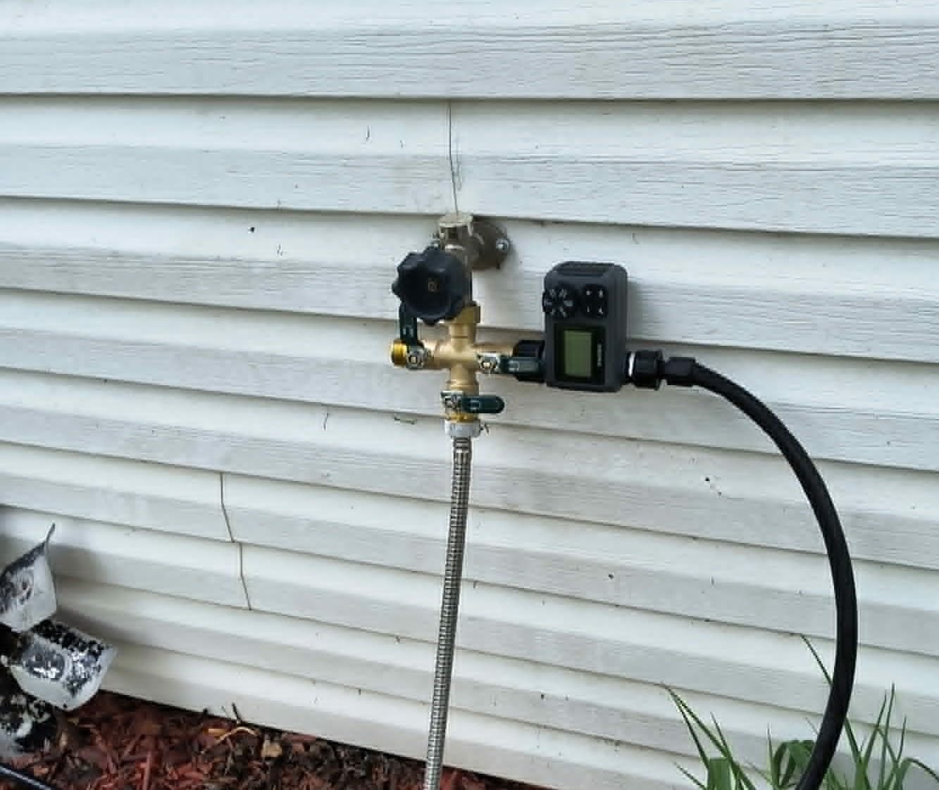 Outdoor Garden Hose Faucet Timers, Programmable Water Sprinkler Timer with Rain Delay/Manual/Automatic Drip Irrigation and Lawn Watering System for Yard, 1 Outlet customer photo 2