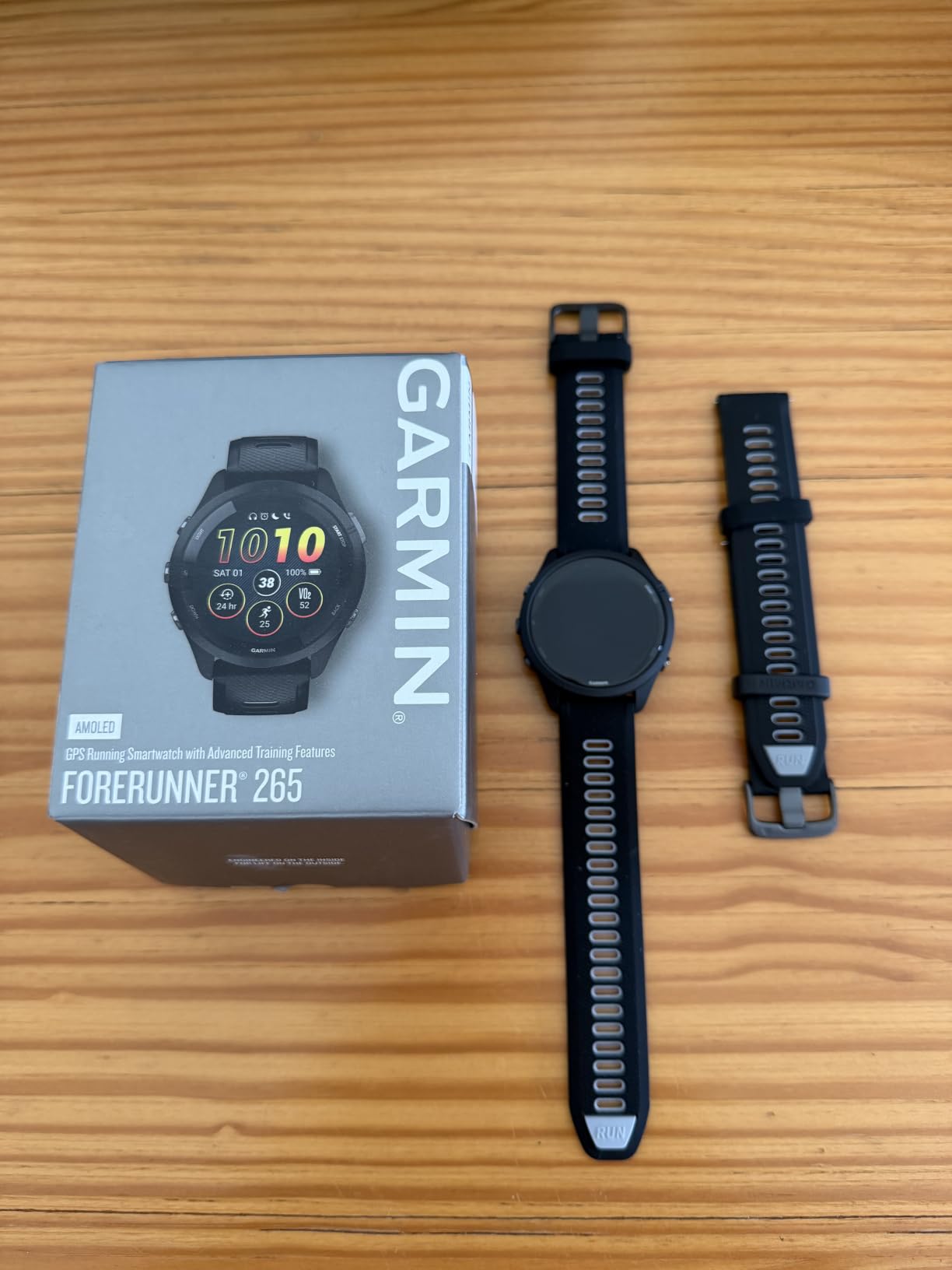 Garmin Forerunner 265S Running Smartwatch, Colorful AMOLED Display, Training Metrics and Recovery Insights, Black and Amp Yellow | 1.1 Amoled 360x360 Display, Corning Gorilla Glass 3, 8 GB Storage, Up to 15 Days Battery, 5 Atm Water Rating customer photo 1