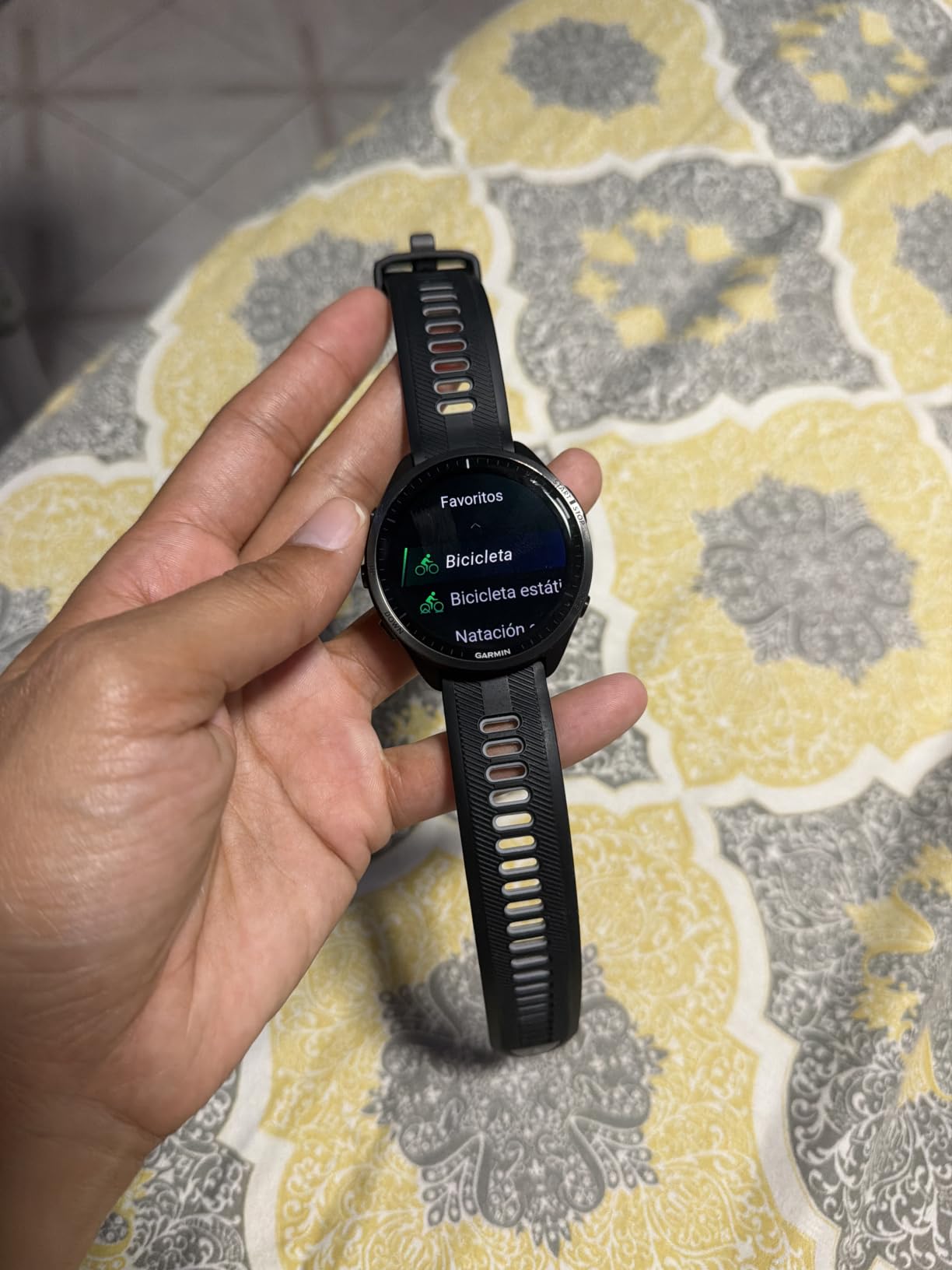 Garmin Forerunner 965 Running Smartwatch, Colorful AMOLED Display, Training Metrics and Recovery Insights, Black and Powder Gray, 010-02809-00 | 1.4 Amoled Touchscreen, Advanced Training Metrics and Recovery Insights, Built-in Maps, Music Storage, Garmin Pay customer photo 1