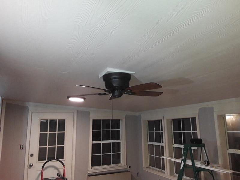 Hunter Low Profile IV, Indoor, Ceiling Fan, No Light, 42 inch, Matte Black | Low Profile Flush Mount, Pull Chain, 5 Blades, For Bedroom, Living Room, Kitchen, 52392 customer photo 2