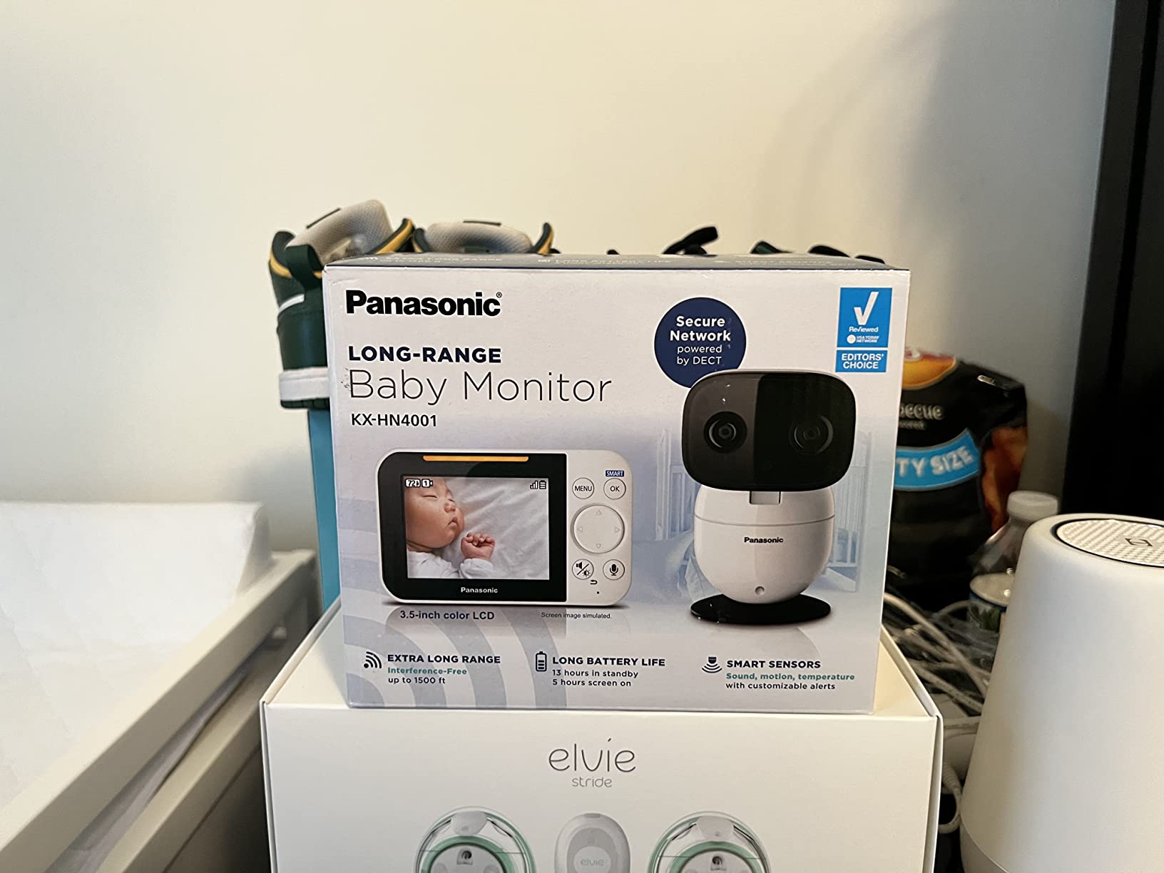 Panasonic Baby Monitor with Camera and Audio, 3.5