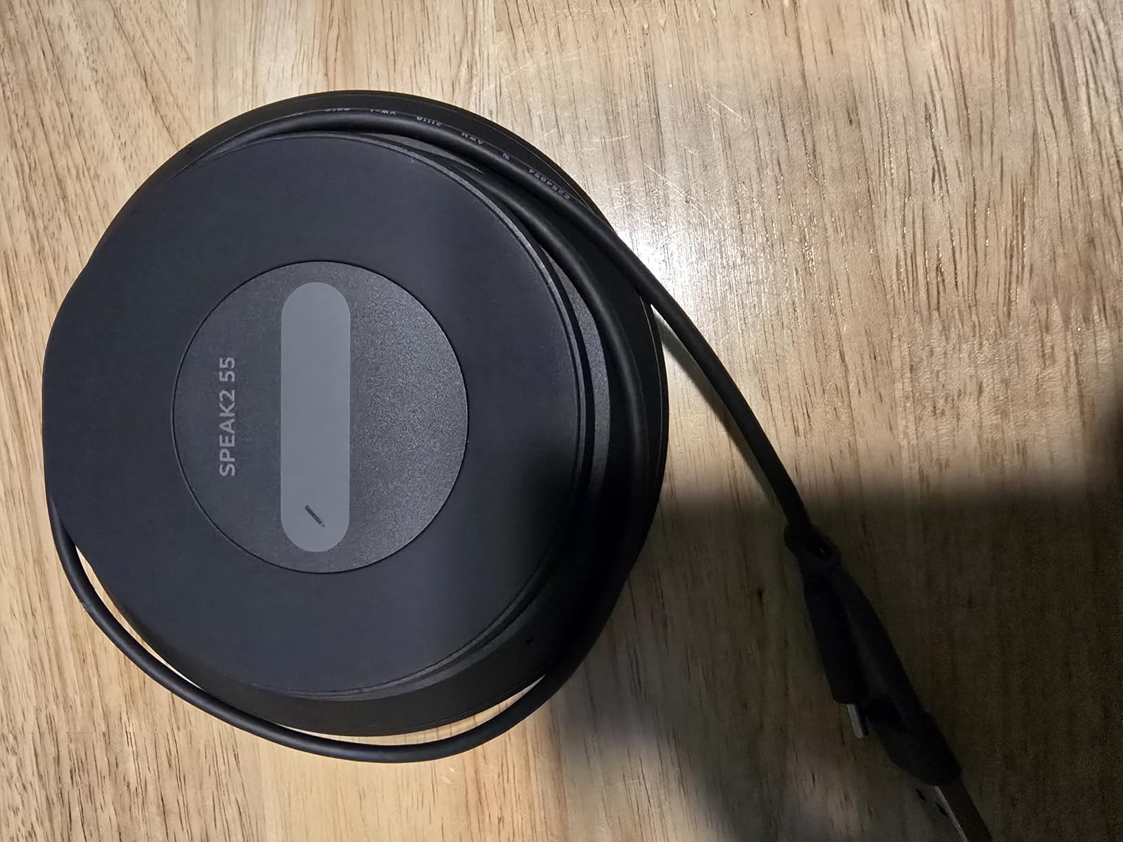 Speak2 55 Wireless Bluetooth Speakerphone - Portable Speaker with 4 Noise-Cancelling Mics, 50mm Full-Range Speakers & Wideband Audio - Certified Microsoft Teams Speaker - Dark Grey customer photo 2