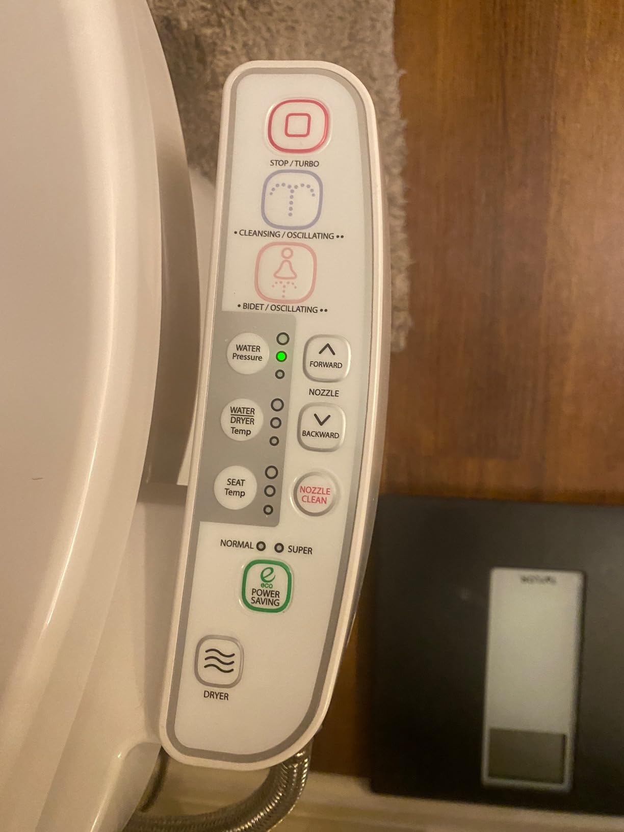 Kohler PureWash E580 Elongated Bidet Toilet Seat, White, Quiet-Close Lid Prevents Slamming, Self-Cleaning Wand, Adjustable Water Pressure with Multiple Cleansing Options customer photo 2