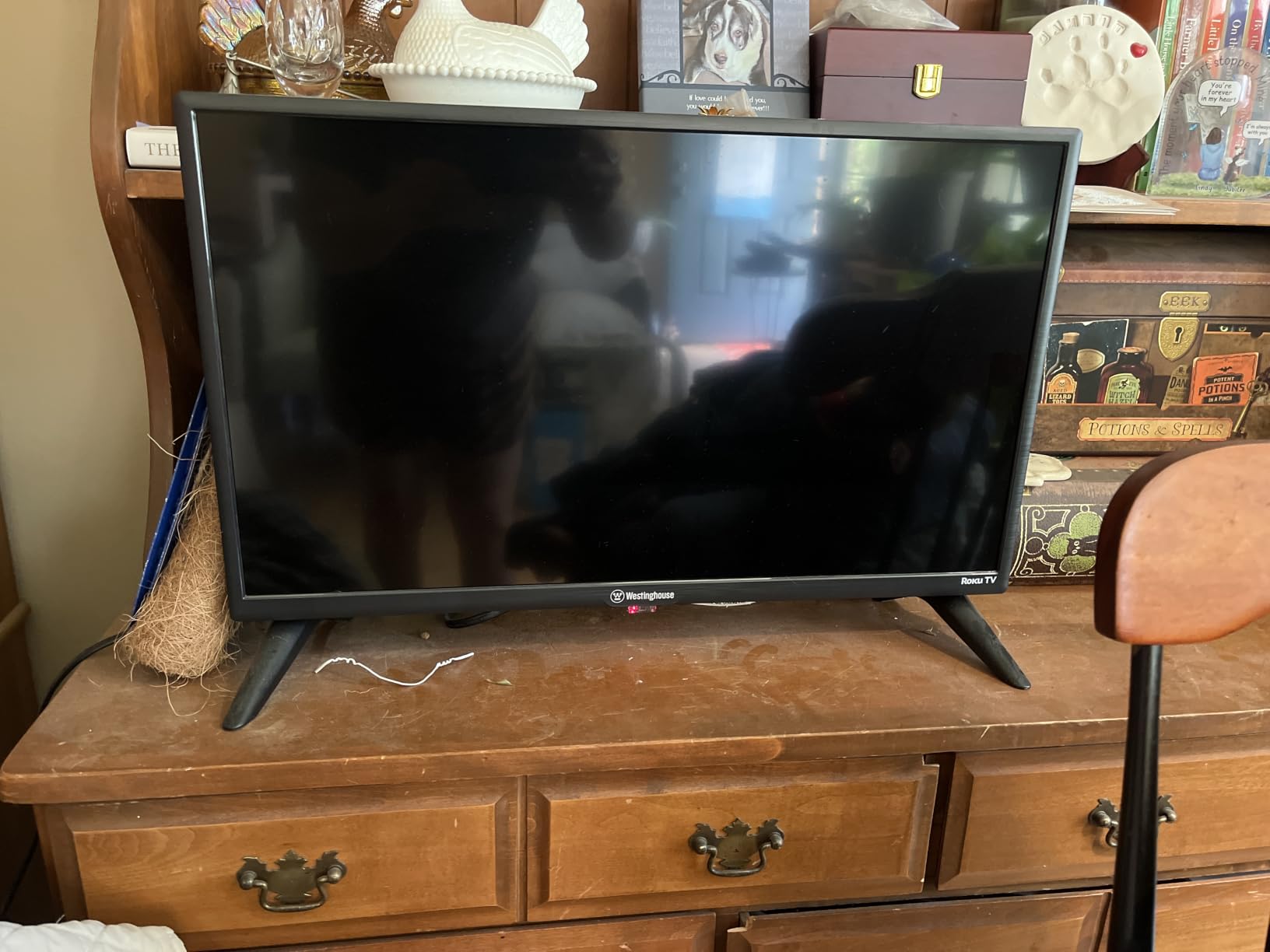 Westinghouse Roku TV - 24 Inch Smart TV, HD Television with Wi-Fi Connectivity and Mobile App, Flat Screen, Bluetooth, Compatible with Apple AirPlay, Alexa and Google Assistant customer photo 1