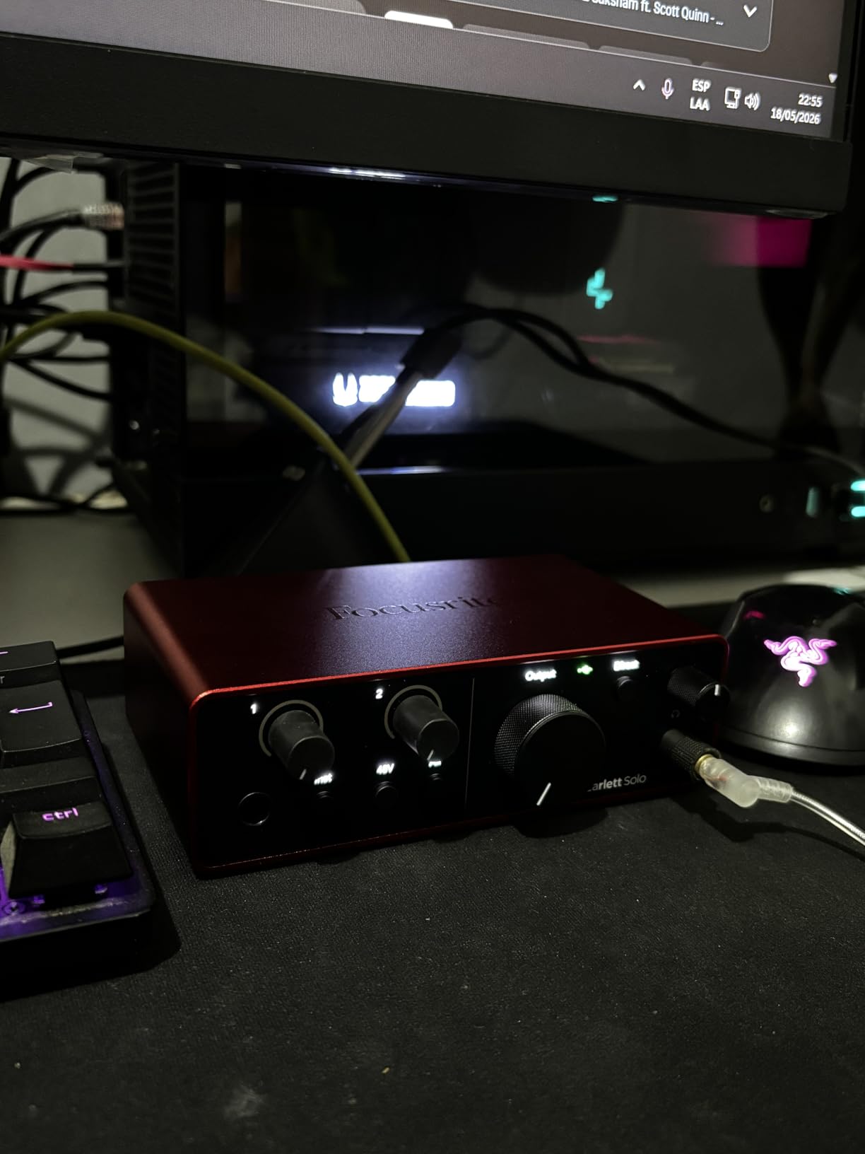 Focusrite Scarlett Solo 4th Gen USB-C Audio Interface customer photo 1