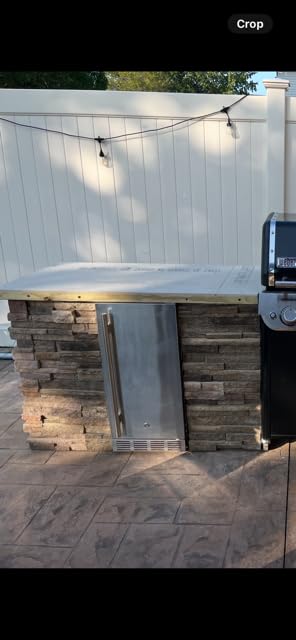15 Inch Outdoor Refrigerator, Weather Proof Stainless Steel Beverage Beer Cooler Under Counter Fridge, Indoor/Outdoor Refrigerator with 3 Shelves for Patio Kitchen and Commercial Use customer photo 1