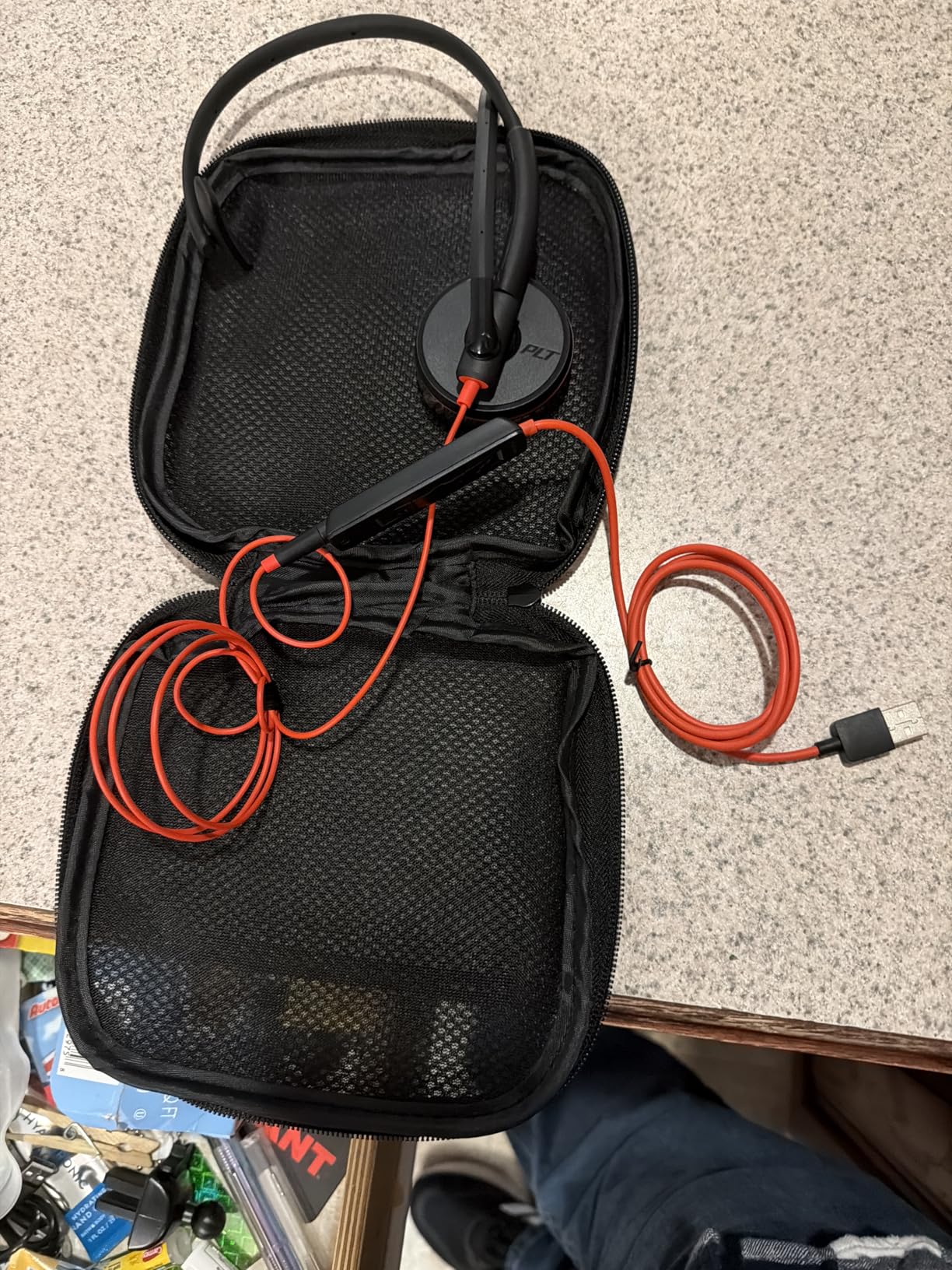 Poly Blackwire 3210 Wired Headset (Plantronics) - Noise-Canceling Mic - Single-Ear Design - Connect to PC/Mac via USB-C or USB-A - Works w/Teams, Zoom - Amazon Exclusive customer photo 1