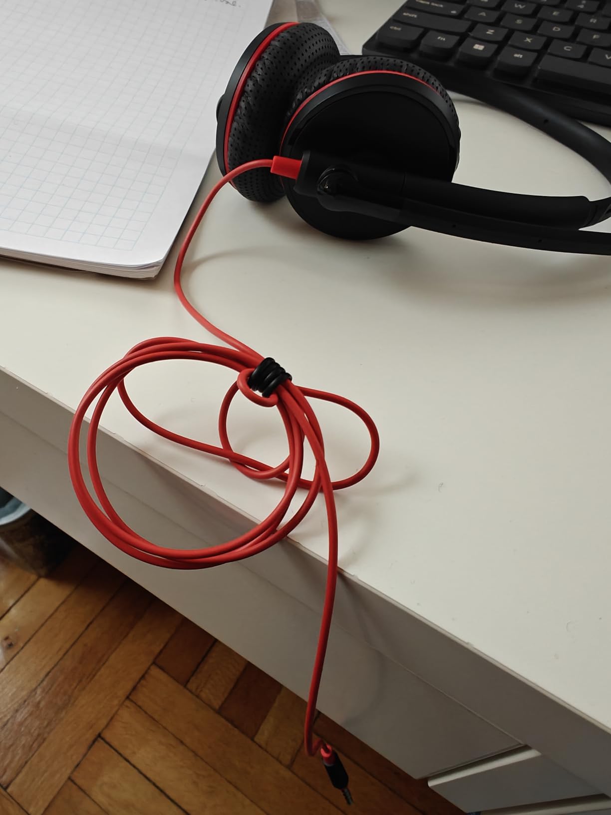 Poly Blackwire 3225 Wired Headset (Plantronics) - Noise-Canceling Mic, Stereo Design - Connect to PC/Mac/Mobile via USB-C, USB-A, or 3.5mm - Works w/Teams, Zoom - Amazon Exclusive customer photo 1