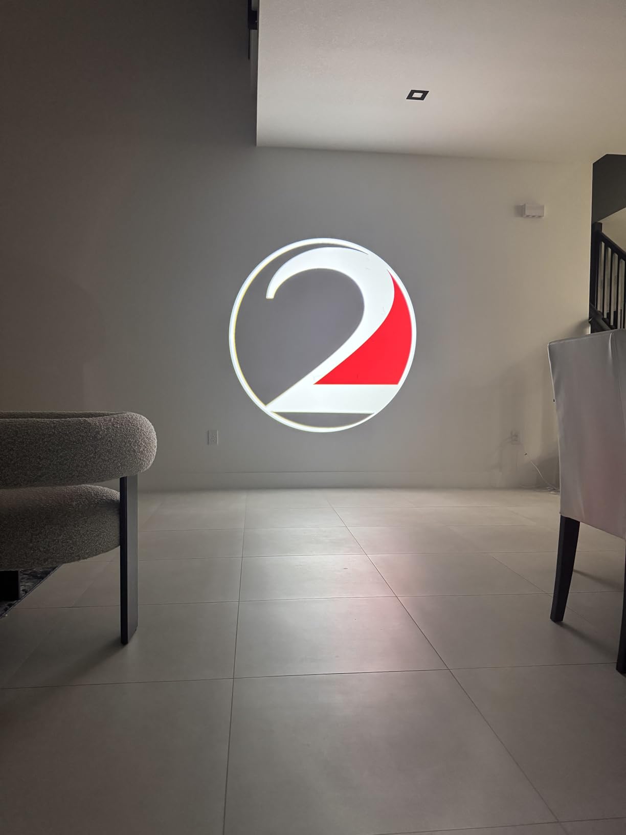 Logo Projector Lights Custom GOBO Projectors for Store Business or Wall Outdoor Waterproof IP67 HD LED for Shop Advertising and Wedding customer photo 2