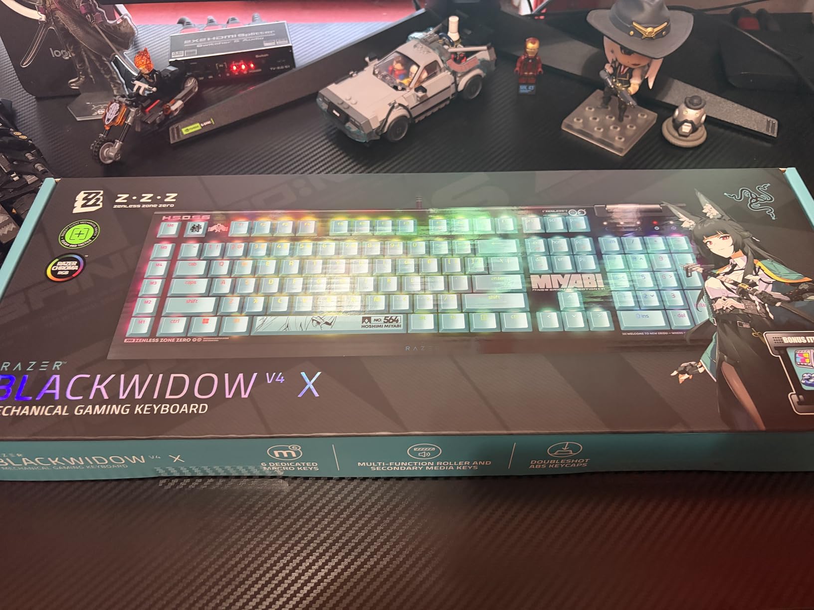 Razer BlackWidow V4 X Mechanical Gaming Keyboard, Yellow Switches (Linear & Silent), 6 Macro Keys, Chroma RGB customer photo 1