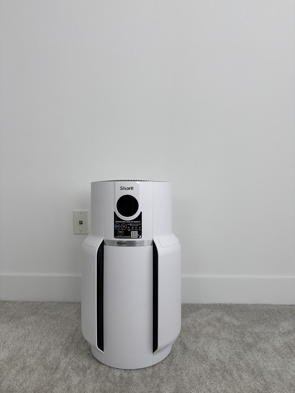 Shark Air Purifier for Home with NeverChange(5-Year) HEPA Air Filter, 1400 sq. ft. for Powerful Multi-Room Purification, Filters Smoke, Captures 99.98% of Particles & Dust, HP302, White customer photo 2