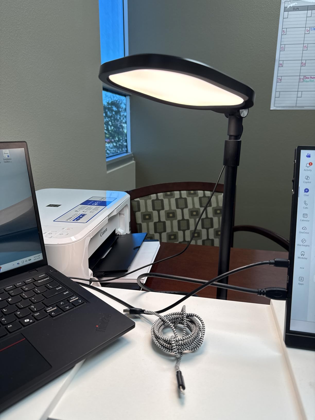 LitONES Video Conference Lighting for Zoom Meeting, Ring Light for Desk with Flexible Stand, 30 Light Modes Ring Light for Computer, Video Lights & Memory Func for Video Calls, Live Stream, Webcam customer photo 1