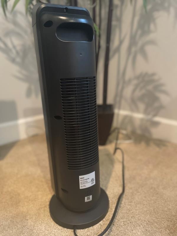 DREO 25 Inch Electric Space Heater for Indoor Use, Large Room, 25dB Quiet Operation customer photo 1