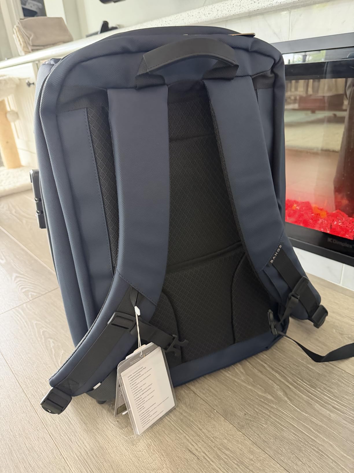 BANGE Anti Theft Backpack With TSA Lock, Waterproof Backpacks With YKK Zipper, High Tech Business Backpack For Men And Women, Laptop Backpack Fits For 17.3 Inch Notebook customer photo 2