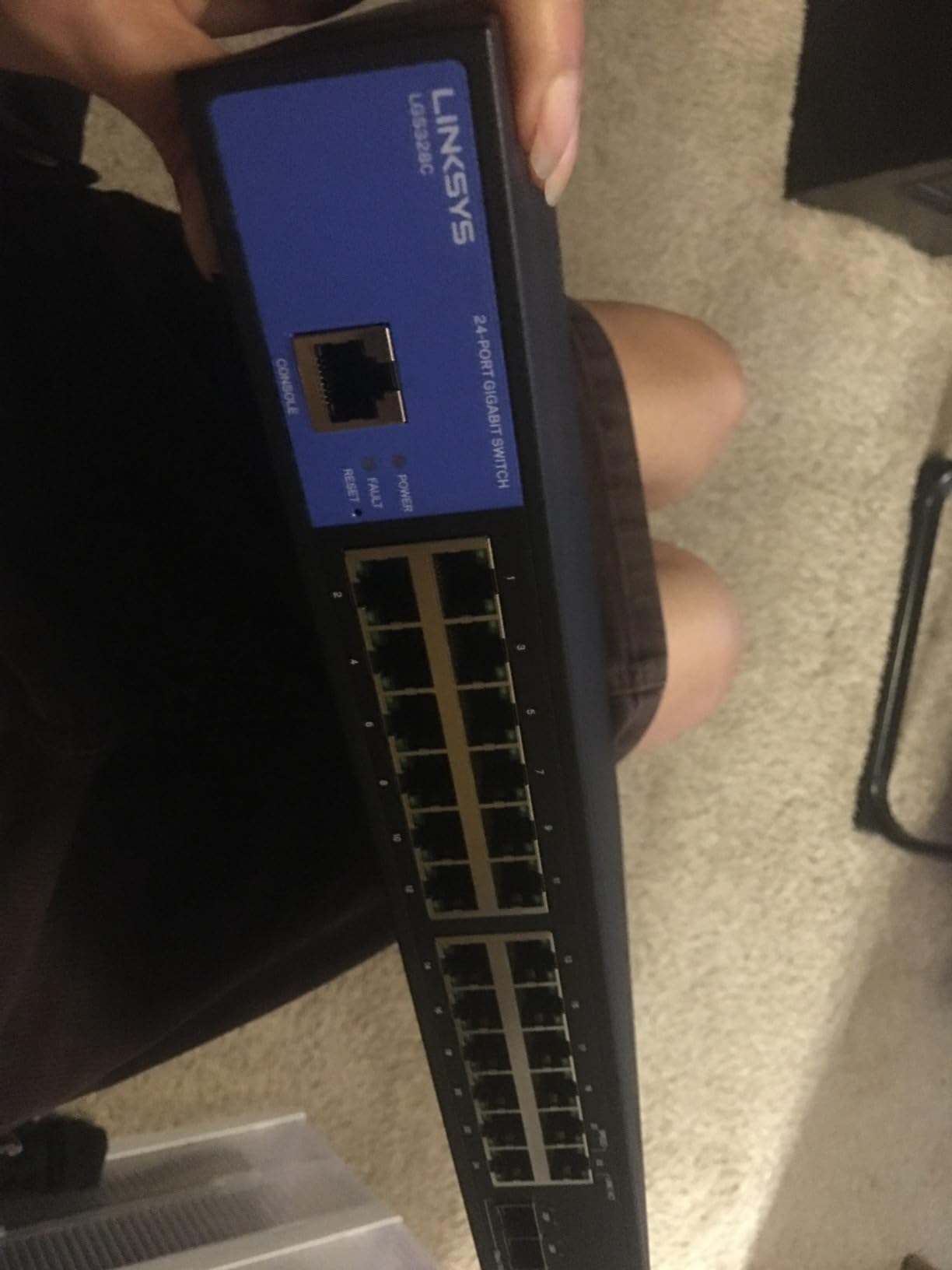 Linksys LGS328C 24 Port Gigabit Managed Network Switch with 4 x 10G Uplink SFP+ Slots - Advanced Security, QoS, Static Routing, VLAN, IGMP Features - Metal Housing, Desktop / Wall Mount customer photo 1
