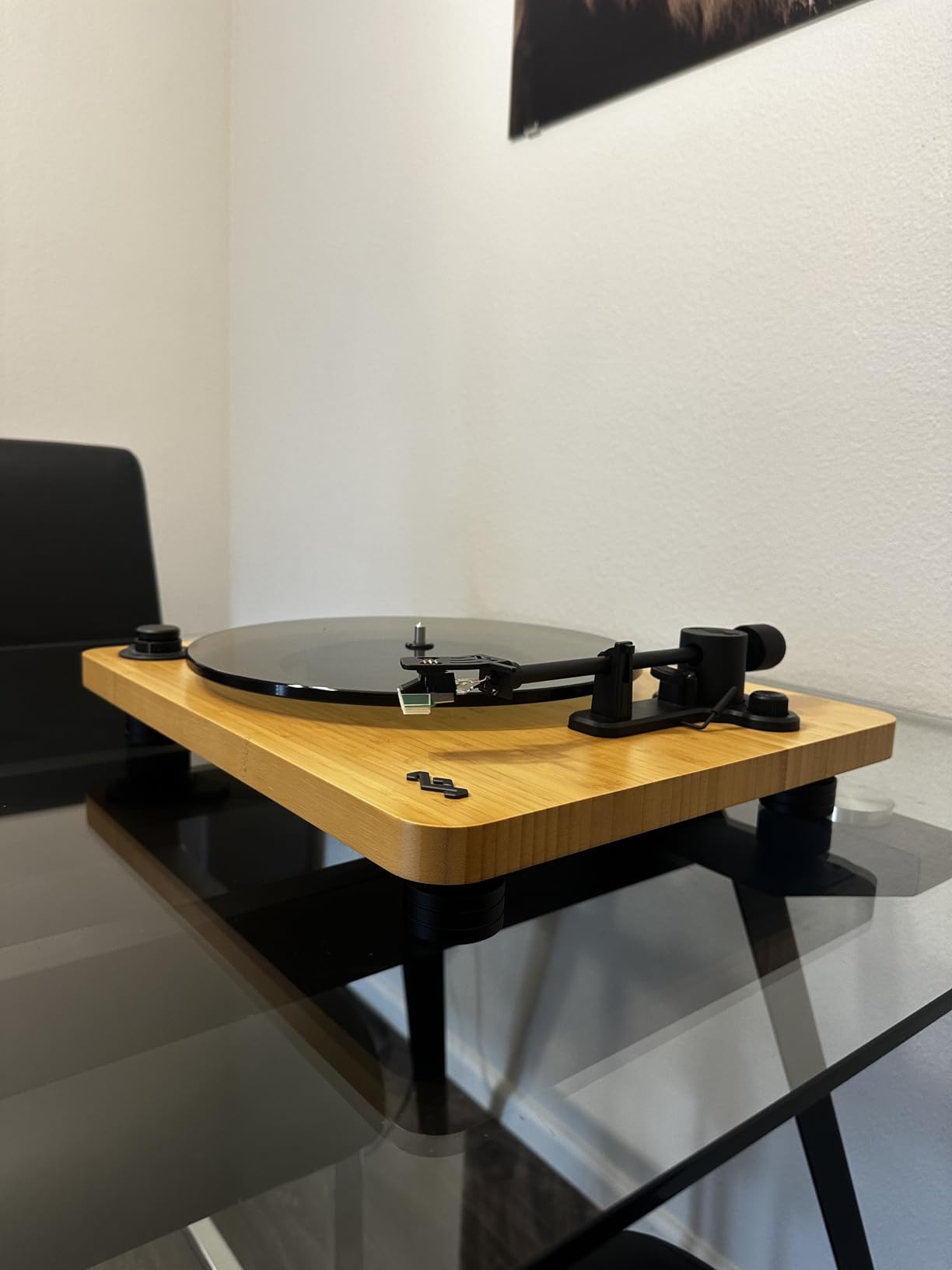 House of Marley Stir It Up Lux Wireless Turntable: Vinyl Record Player with Wireless Bluetooth Connectivity, Built-in Pre-Amp, and Sustainable Materials customer photo 1