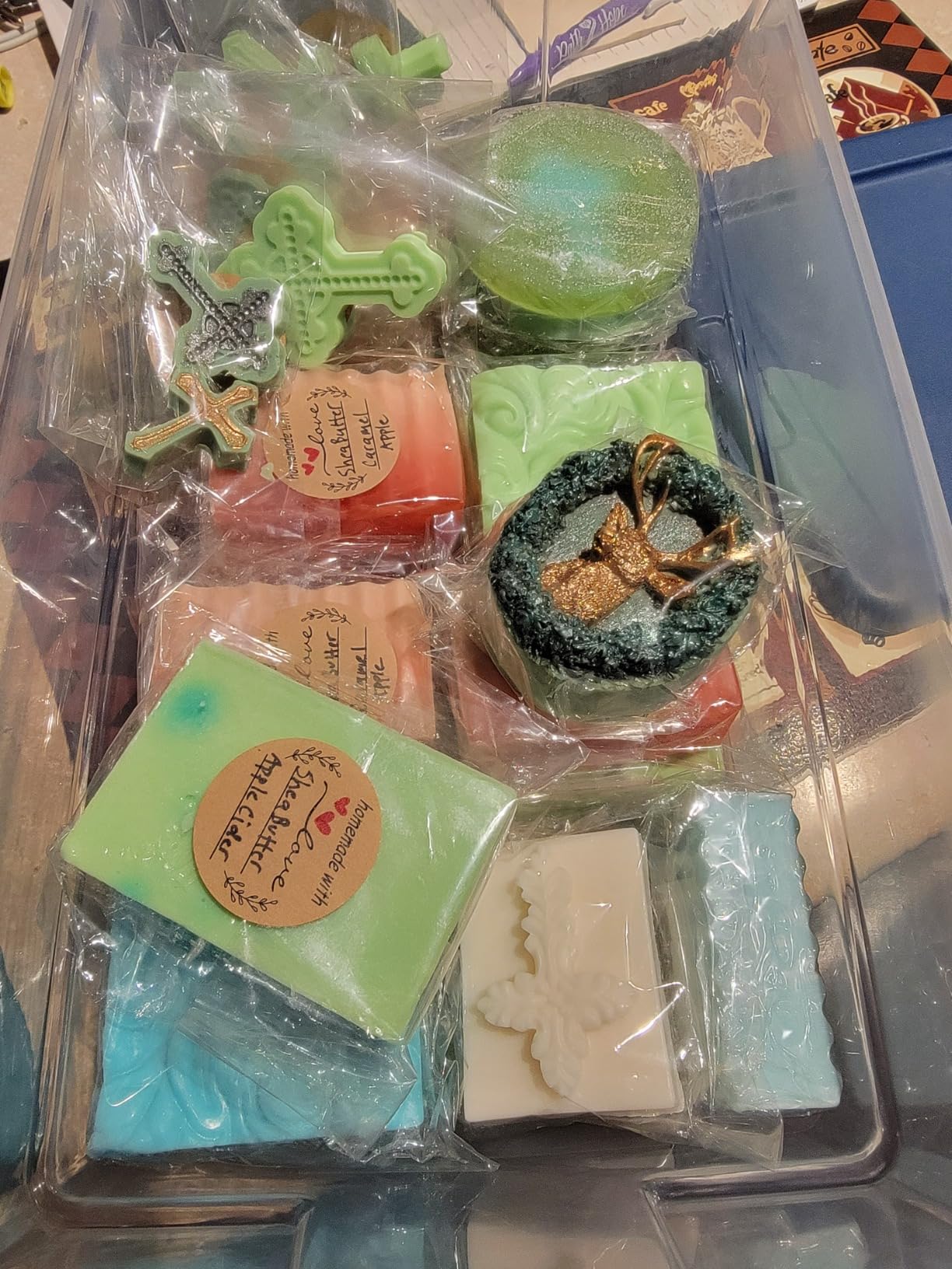 Soap Making Kit with Melt & Pour Base, Cutting Box, Molds, Fragrances - for Adults & Kids by Prime Creations. customer photo 2