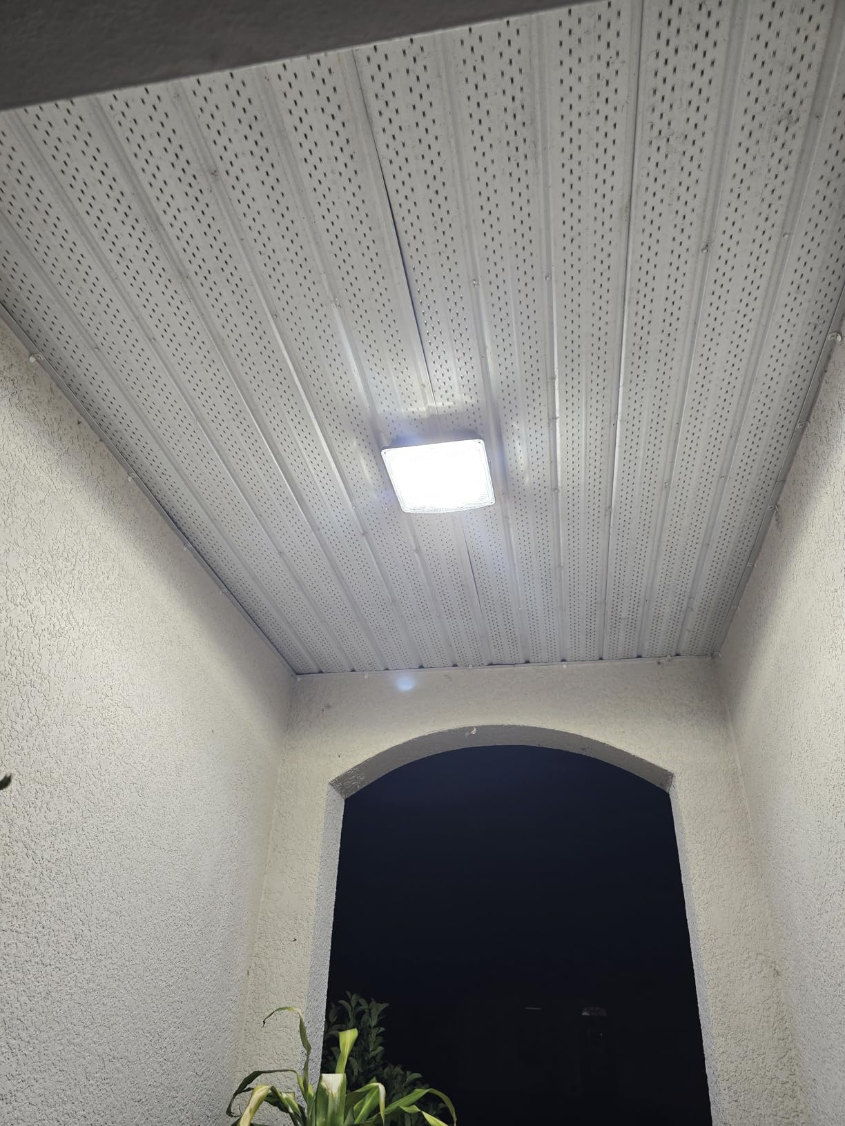HYPERLITE LED Canopy Light Outdoor: 60W 2-Pack UL Listed 8400LM 5000K Exterior LED Canopy Light Fixture Surface Mount for Parking Garage Gas Station customer photo 1
