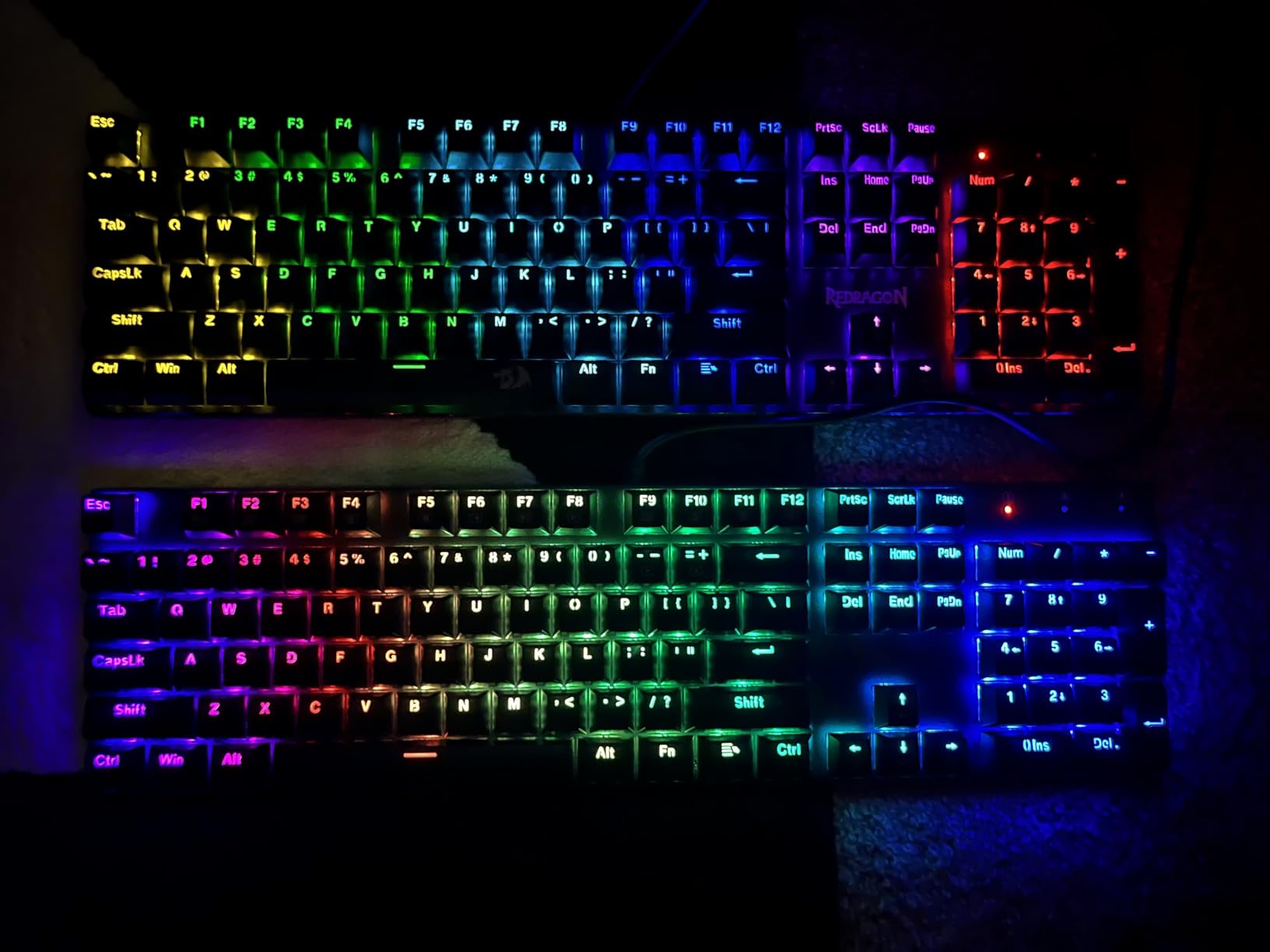 Redragon Mechanical Gaming Keyboard Wired, 11 Programmable Backlit Modes, Hot-Swappable Red Switch, Anti-Ghosting, Double-Shot PBT Keycaps customer photo 1