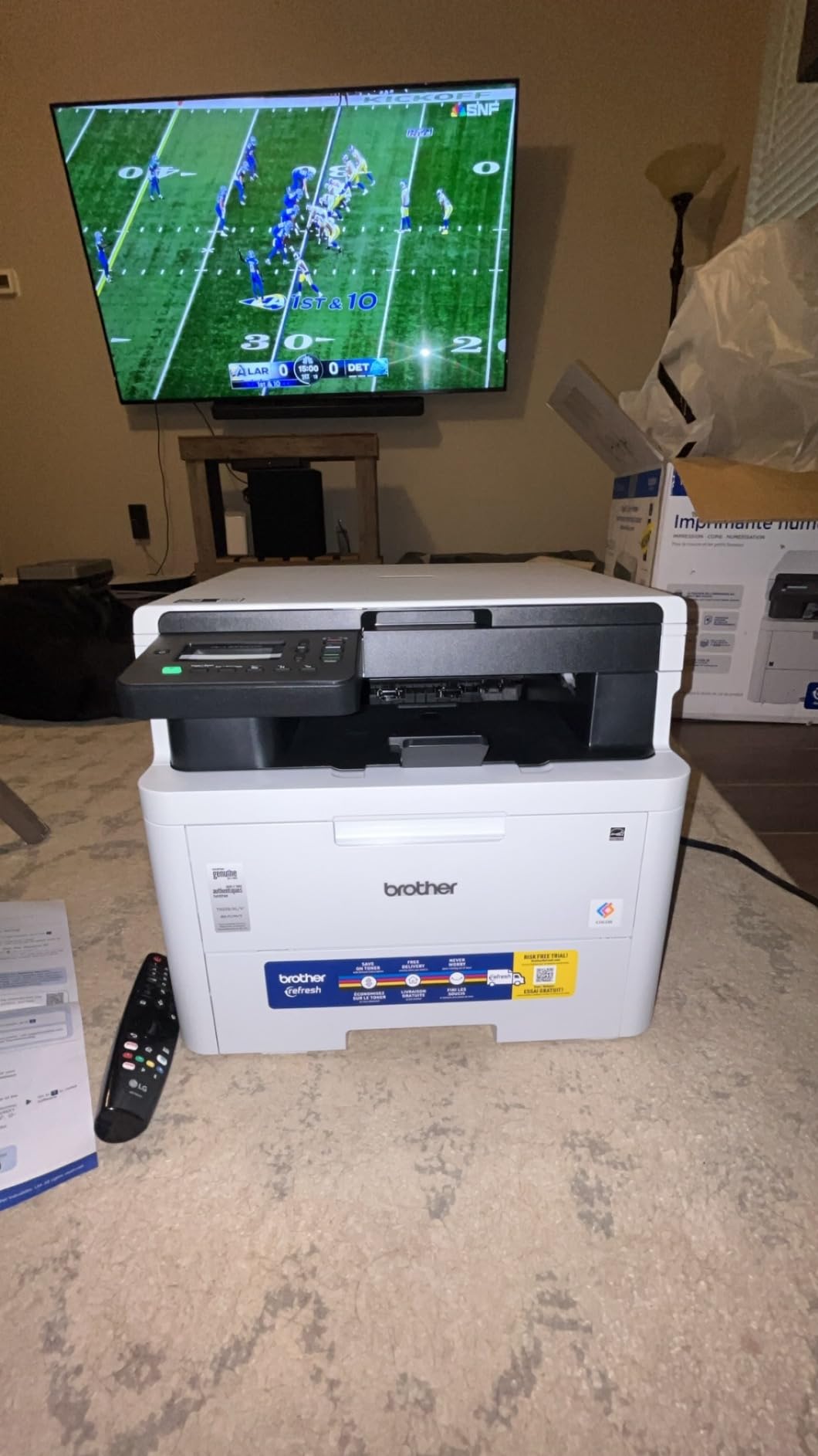 Brother HL-L3300CDW Wireless Digital Color Multi-Function Printer with Laser Quality Output, Copy & Scan, Duplex, Mobile customer photo 1