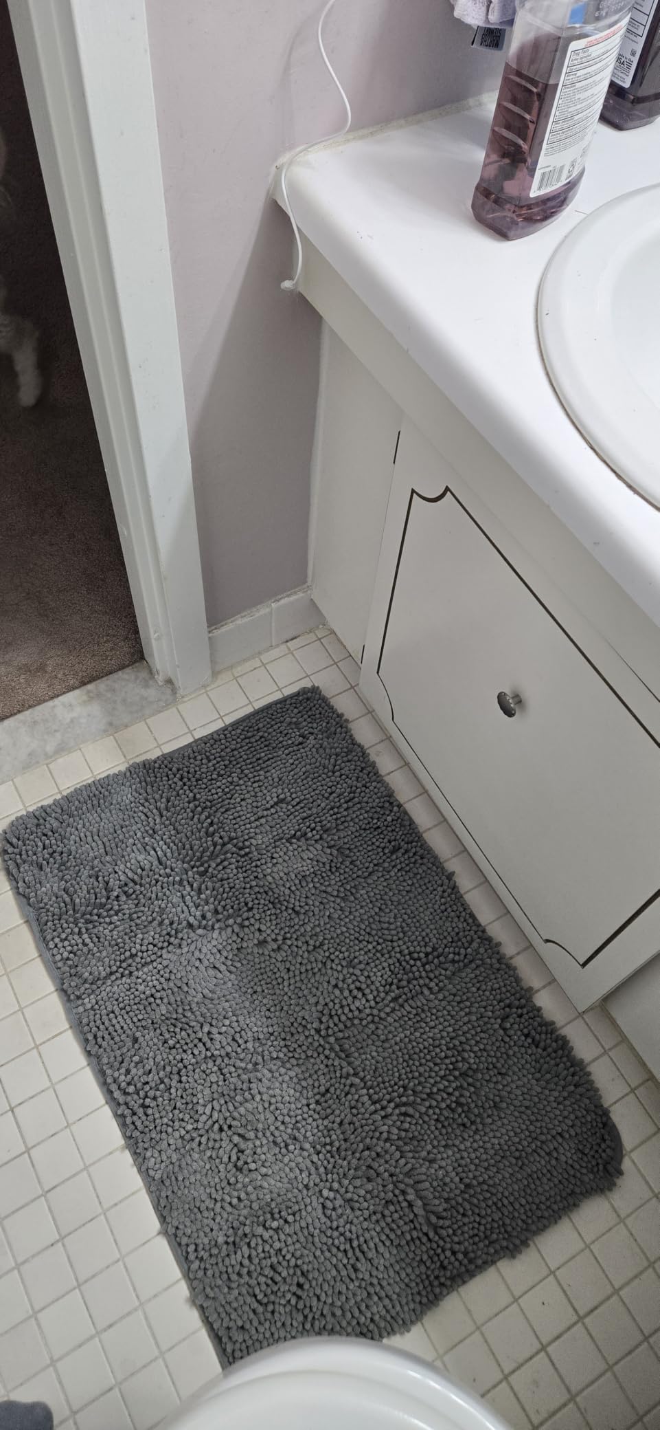 OLANLY Bathroom Rugs 30x20, Extra Soft Absorbent Chenille Bath Rugs customer photo 1