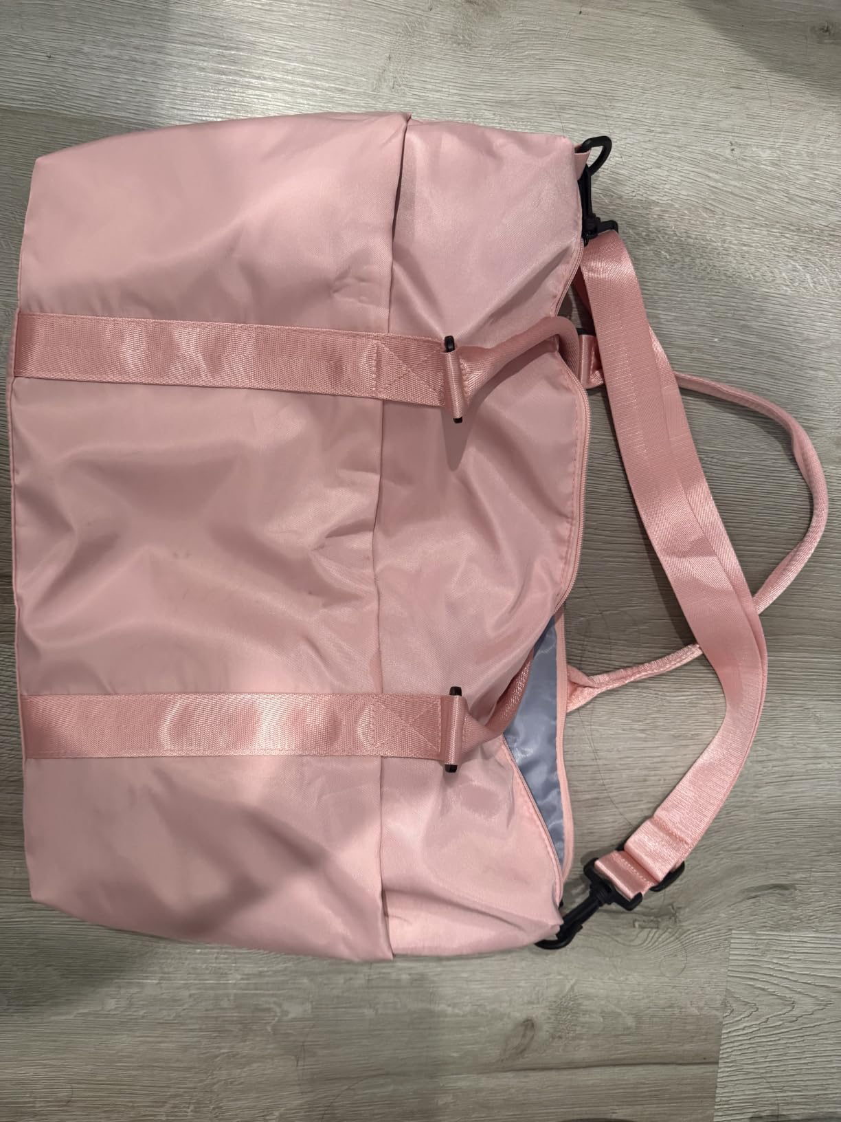 TOPBAG Travel Duffle Bag, Waterproof Weekender Carry On Tote Bags for Women, Sport Gym Bag for Men, Hospital Bag for Labor and Delivery, Overnight Luggage Bag with Trolley Sleeve Coral Pink customer photo 2