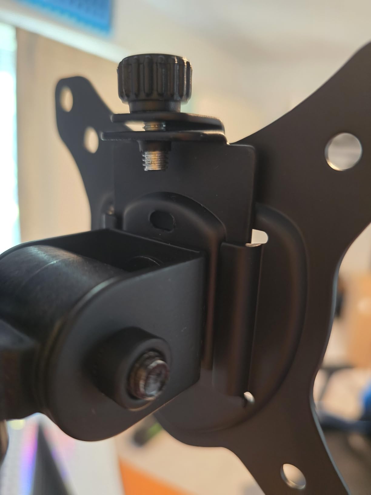 MOUNT PRO Triple Monitor Mount for Max 32 inch Computer Screen, Adjustable 3 Monitor Desk Mount, up to 19.8lbs Each, Three Display Arm with Tilt Swivel Rotation, VESA Mount 75x75/100x100mm customer photo 2