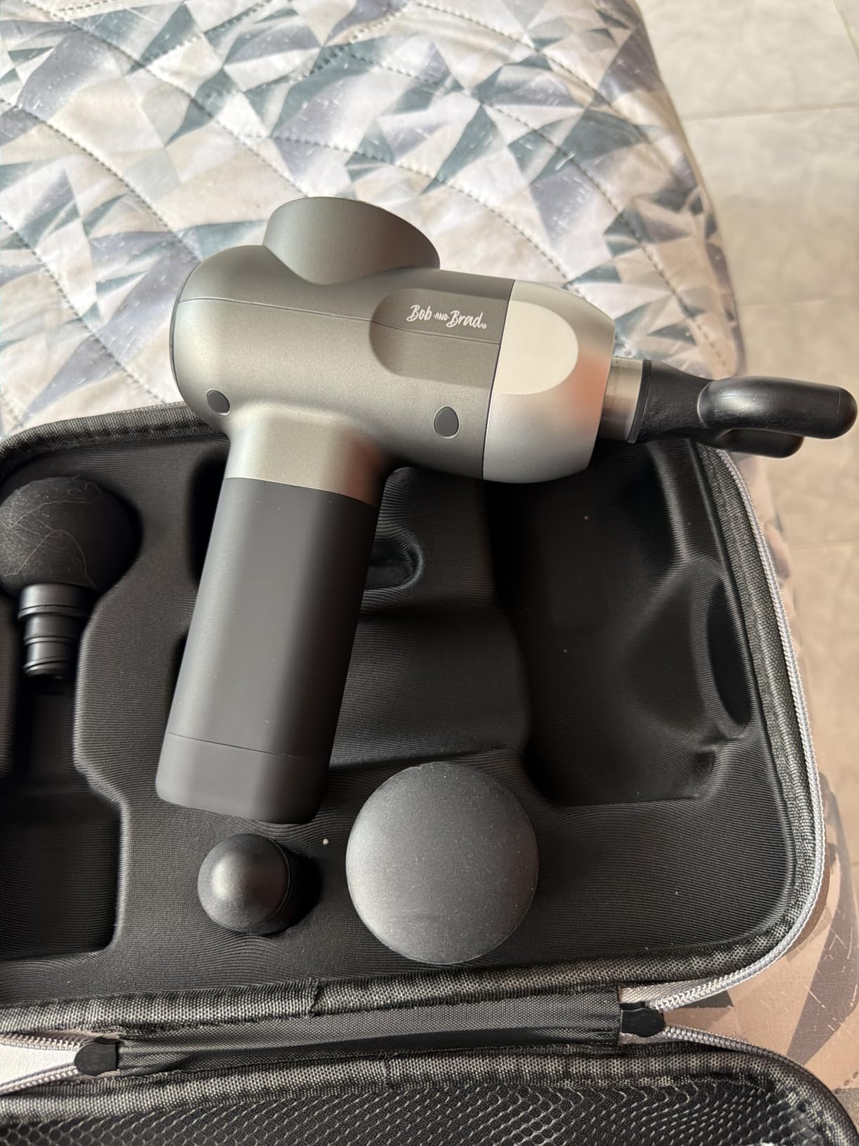 BOB AND BRAD C2 Pro Massage Gun with Heat and Cold Therapy, FSA Eligible & HSA Approved, PT-Developed Deep Tissue Back Massager for Athletes, Men & Women - Birthday & Holiday Gifts customer photo 1