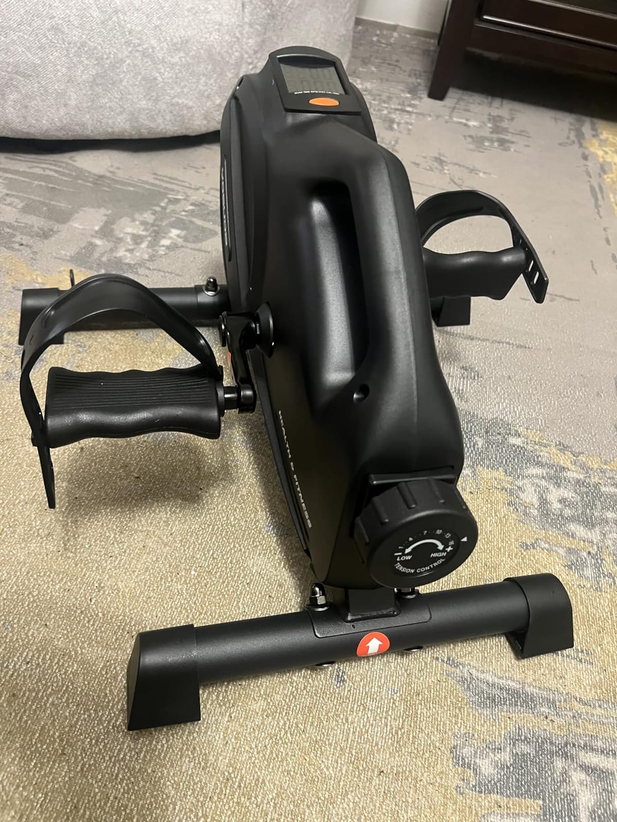 YOSUDA Under Desk Bike with 16-Level Magnetic Resistance & Bluetooth App | Pedal Exerciser with Mat & Resistance Bands, Mini Exercise Bike for Adults & Seniors customer photo 1