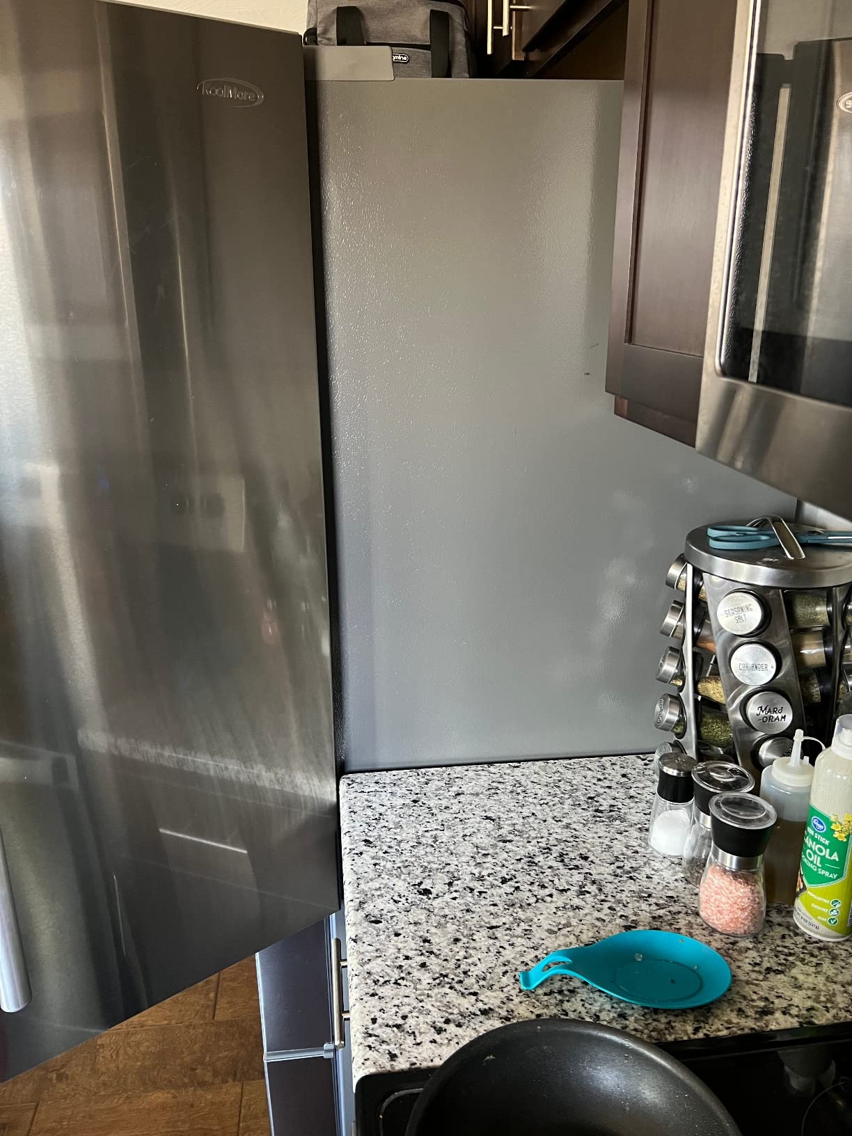 KoolMore 30-Inch and 18.5 cu. ft. Counter Depth French Door Refrigerator with Three Doors and Deep Freezer in Stainless-Steel (KM-RERFDSS-18C) customer photo 1
