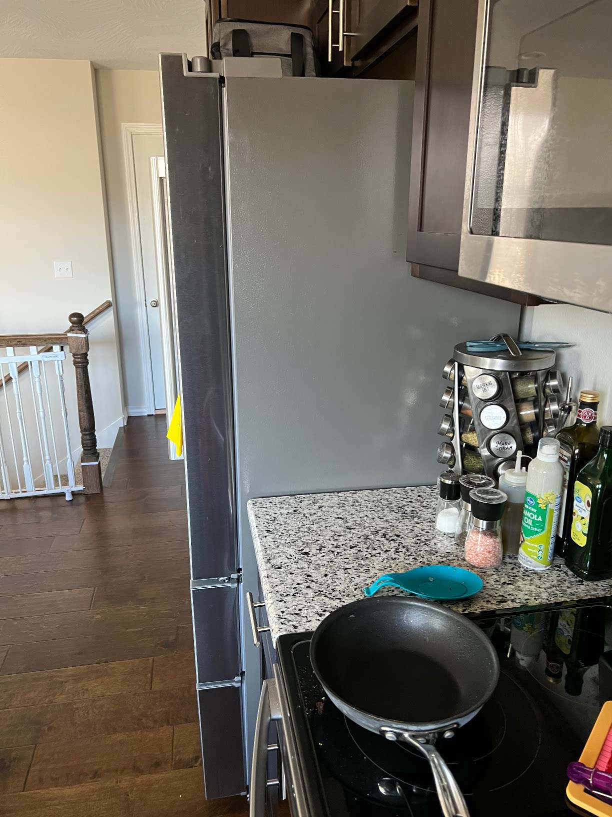 KoolMore 30-Inch and 18.5 cu. ft. Counter Depth French Door Refrigerator with Three Doors and Deep Freezer in Stainless-Steel (KM-RERFDSS-18C) customer photo 2