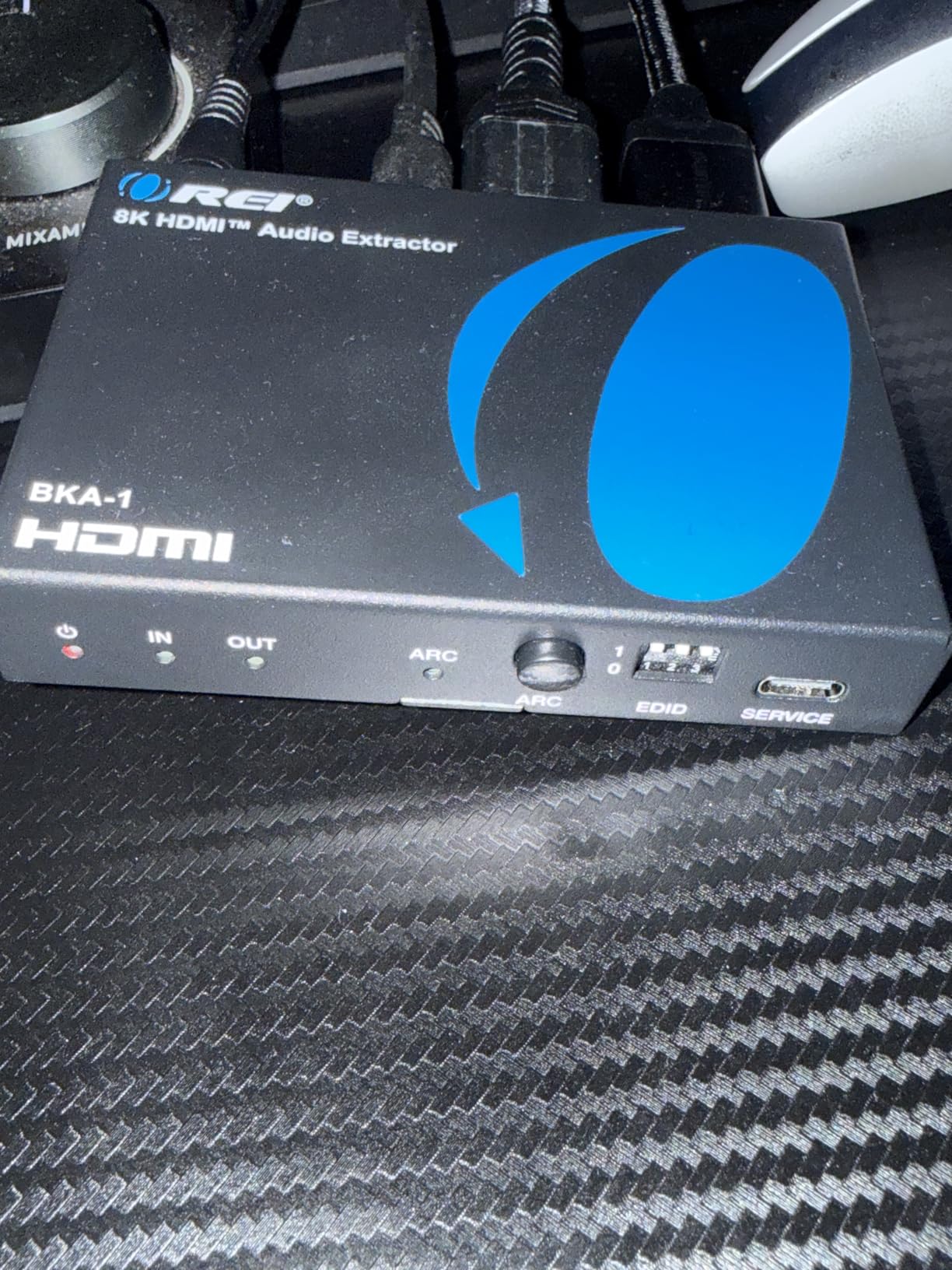 OREI 8K@60Hz 48Gbps HDMI Audio Extractor, SPDIF & 3.5mm, ARC, HDCP 2.3, CEC | HDMI Audio Extractor 4K 120Hz, 8K Audio Extractor, Dolby Digital/DTS, HDR10+, Dolby Vision, PS5 Compatible customer photo 1