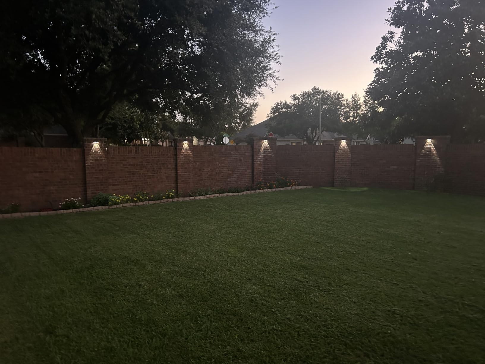 Solar Fence Lights Outdoor, 2700/4000/6000K 3 Mode, 8-12H, Black, 8 Pack | IP65 Waterproof, Fence Lights Solar Powered for Outside, Backyard, Railing, Step, Patio, Wall and Home Improvement customer photo 2