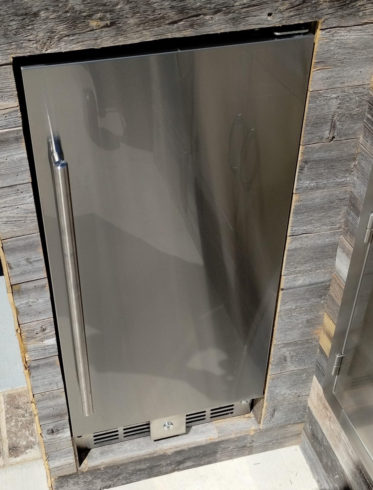 24 Inch Beverage Refrigerator, 180 Cans Undercounter Beverage Fridge with Stainless Steel for Home and Patio Use, Outdoor Refrigerator for Soda, Beer, Wine customer photo 2